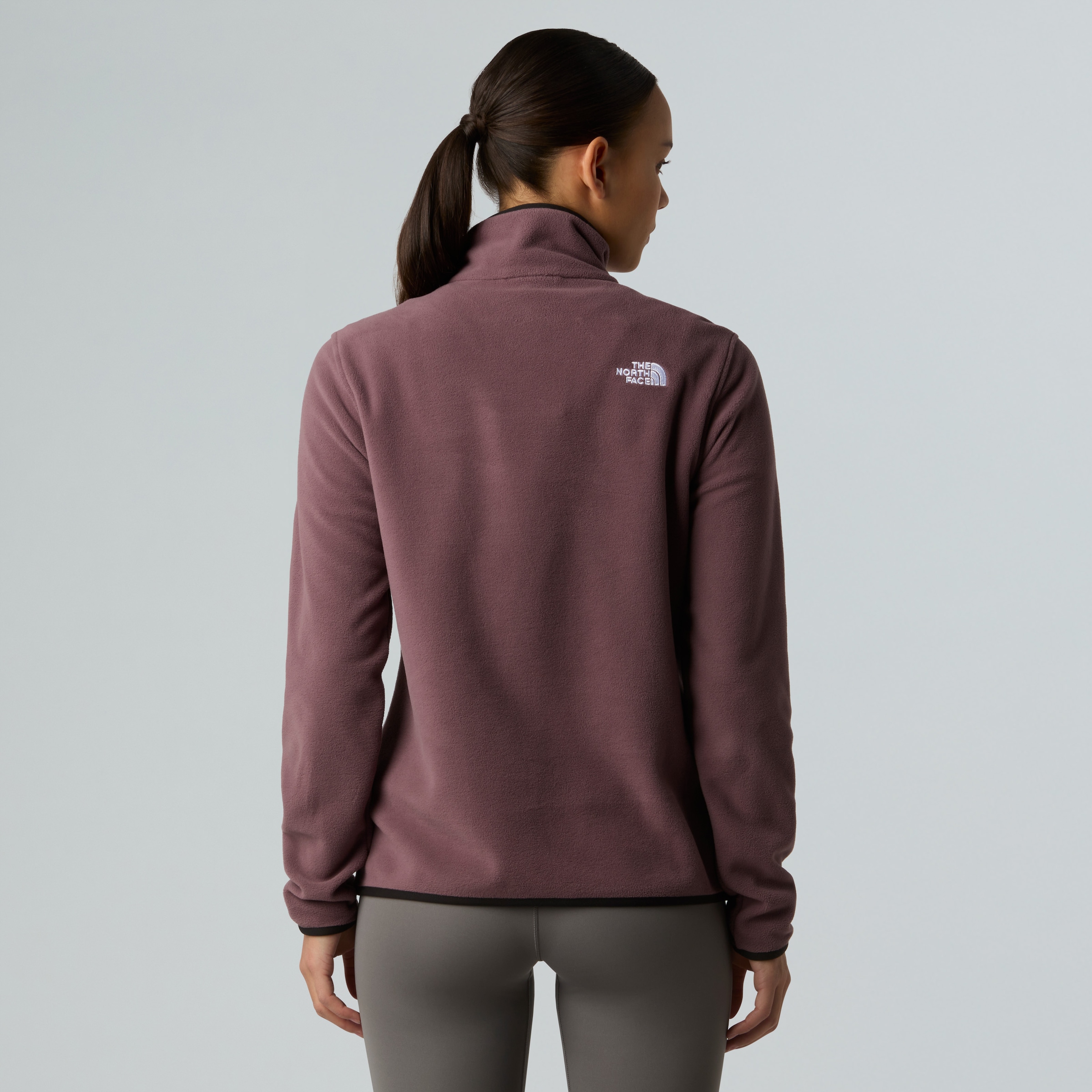 The North Face Strickfleece-Pullover »W GLACIER FLEECE 1/4 ZIP JACKET«, (1 tlg.)