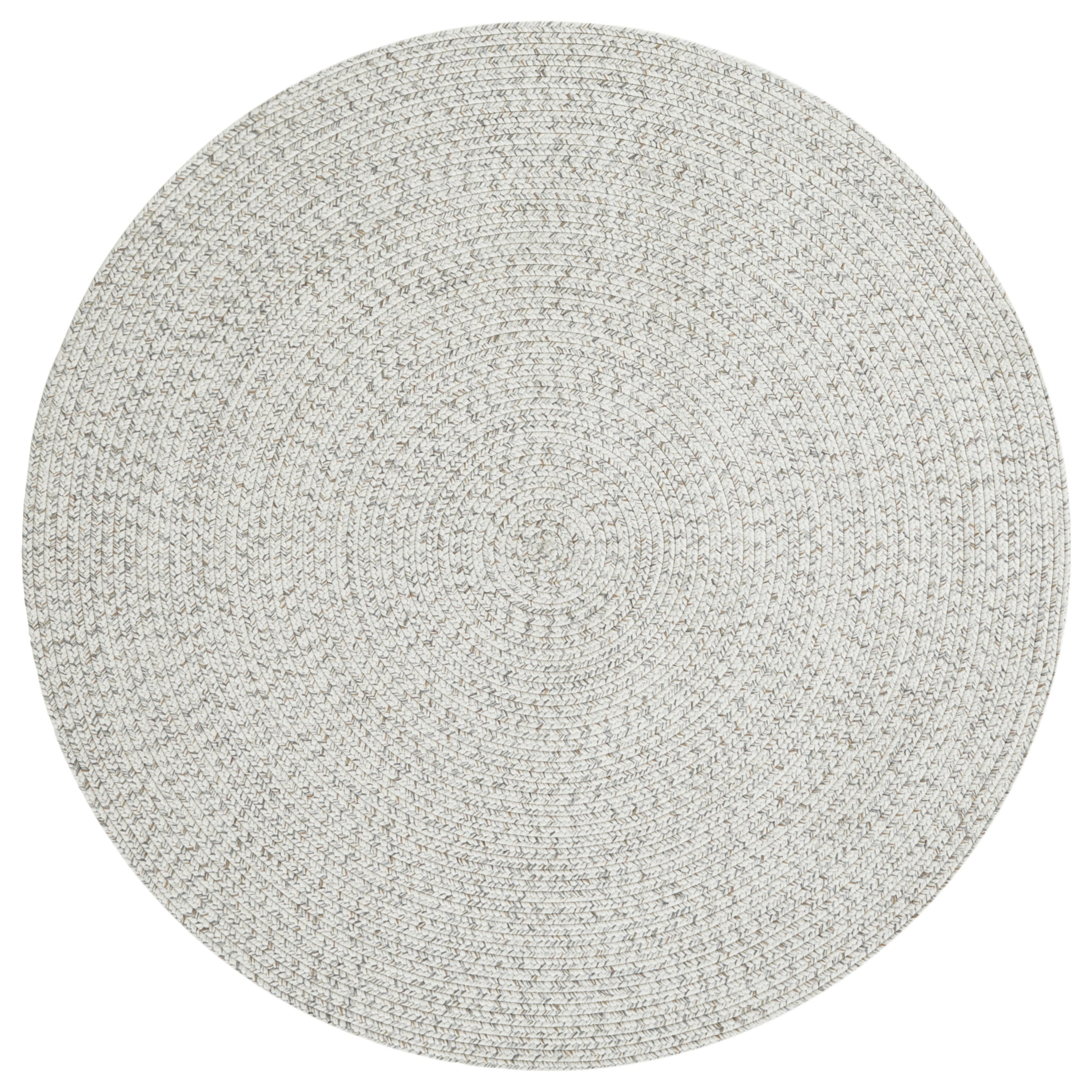 HANSE Home Teppich »Trenzado« rund 10 mm Höhe In- & Outdoor, Handmade-Look, Gewebt, Wetterfest, Balkon, Wohnzimmer