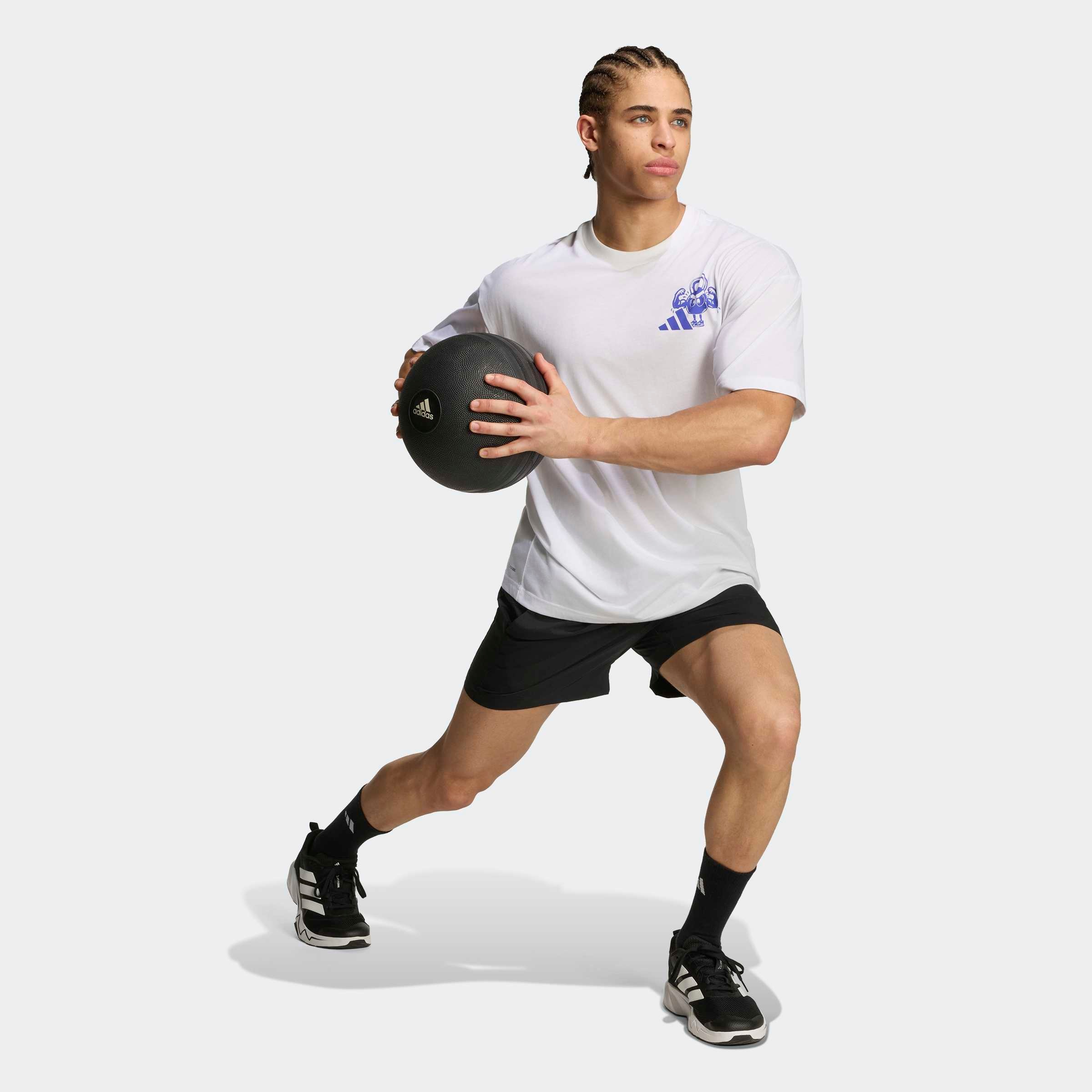 adidas Performance T-Shirt »CLIMACOOL FUN TRAINING GRAFIK« mit auffälliger Grafik, sportlicher Stil, aus Single Jersey