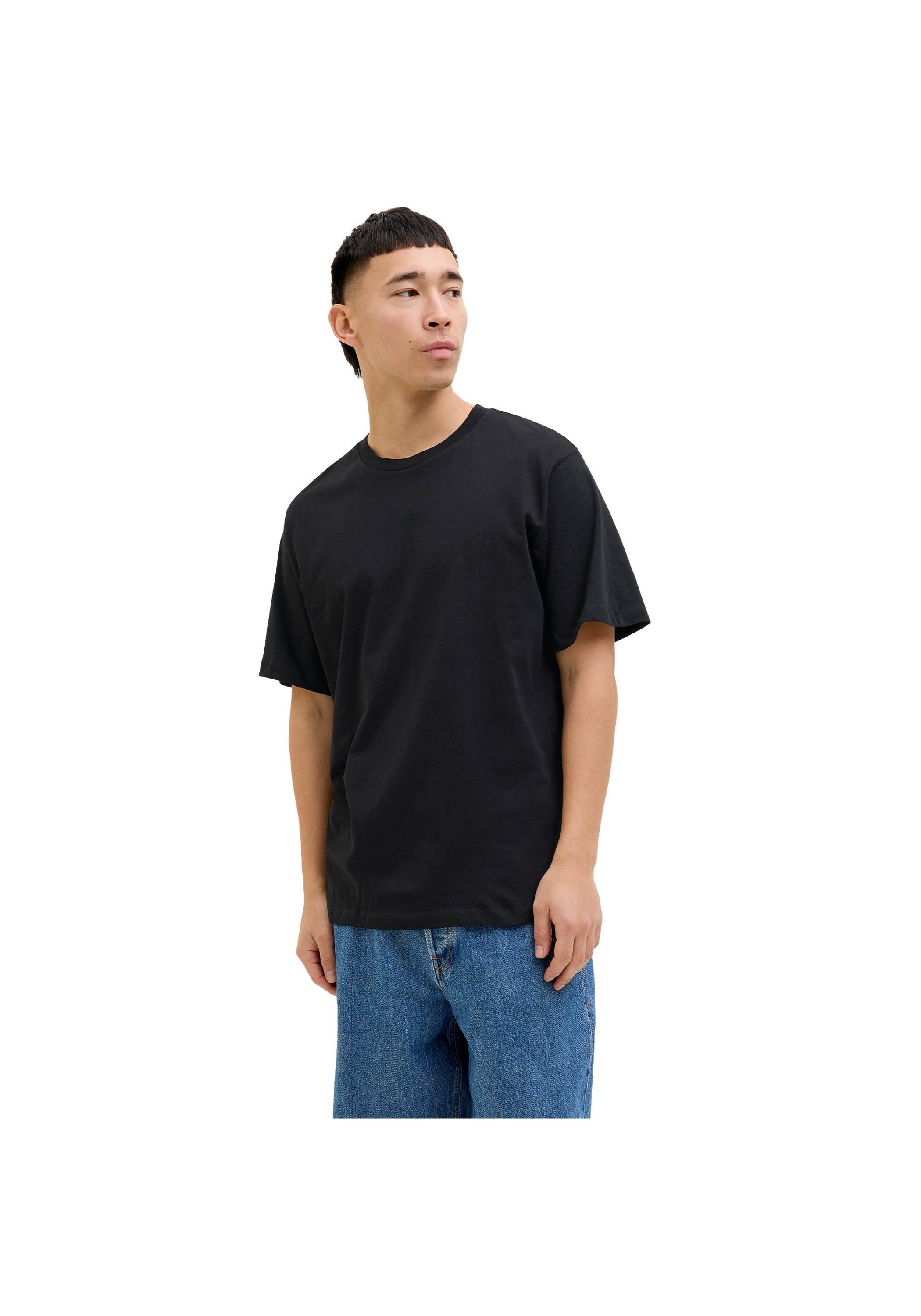 Jack & Jones T-Shirt »T-Shirt JJHUGO LOOSE TEE SS CREW NECK 5er Pack« 5 tlg.