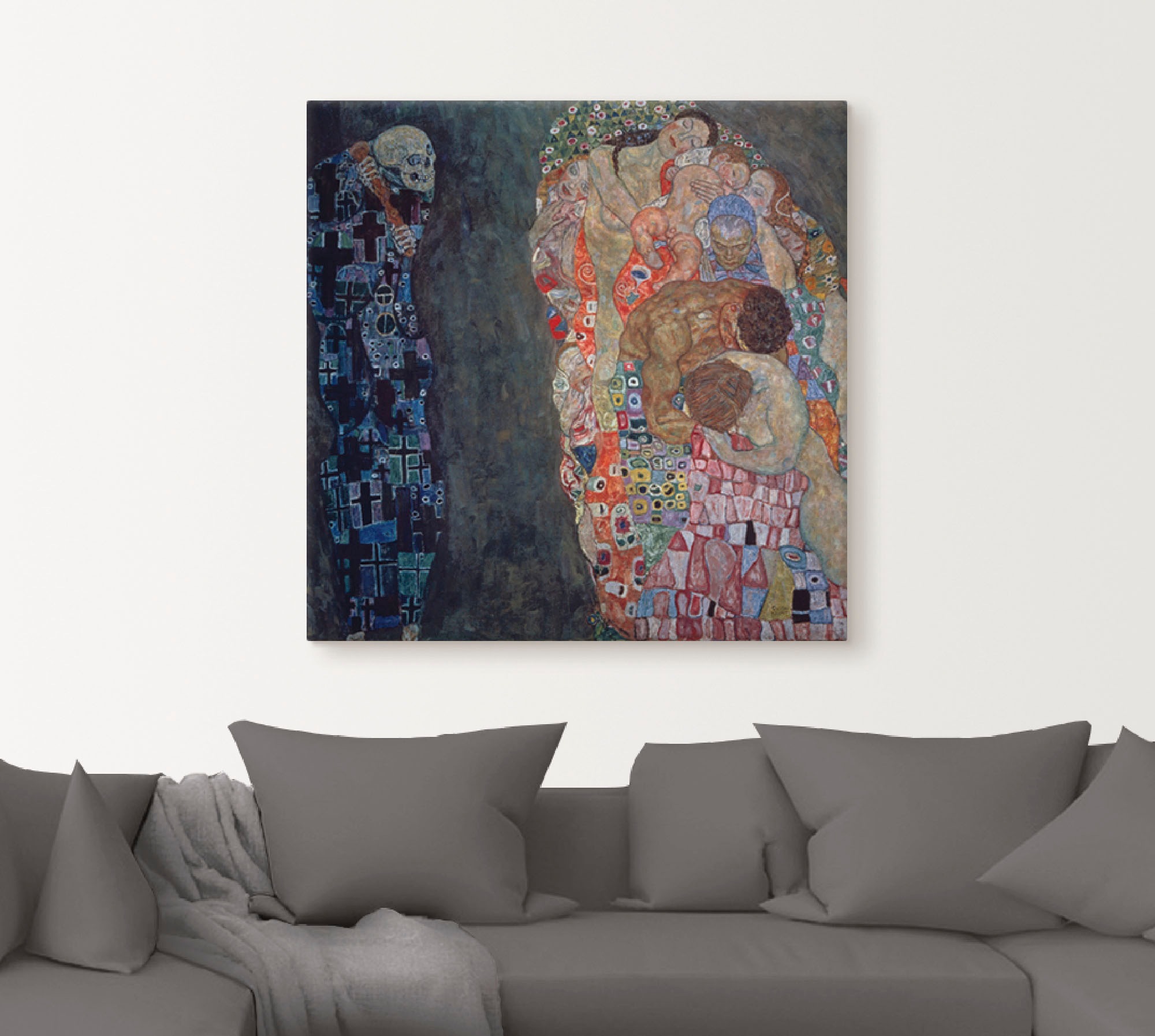 Artland Wandbild »Tod und Leben. Vollendet 1916.«, Religion, (1 St.), als Alubild, Outdoorbild, Leinwandbild, Poster in verschied. Größen