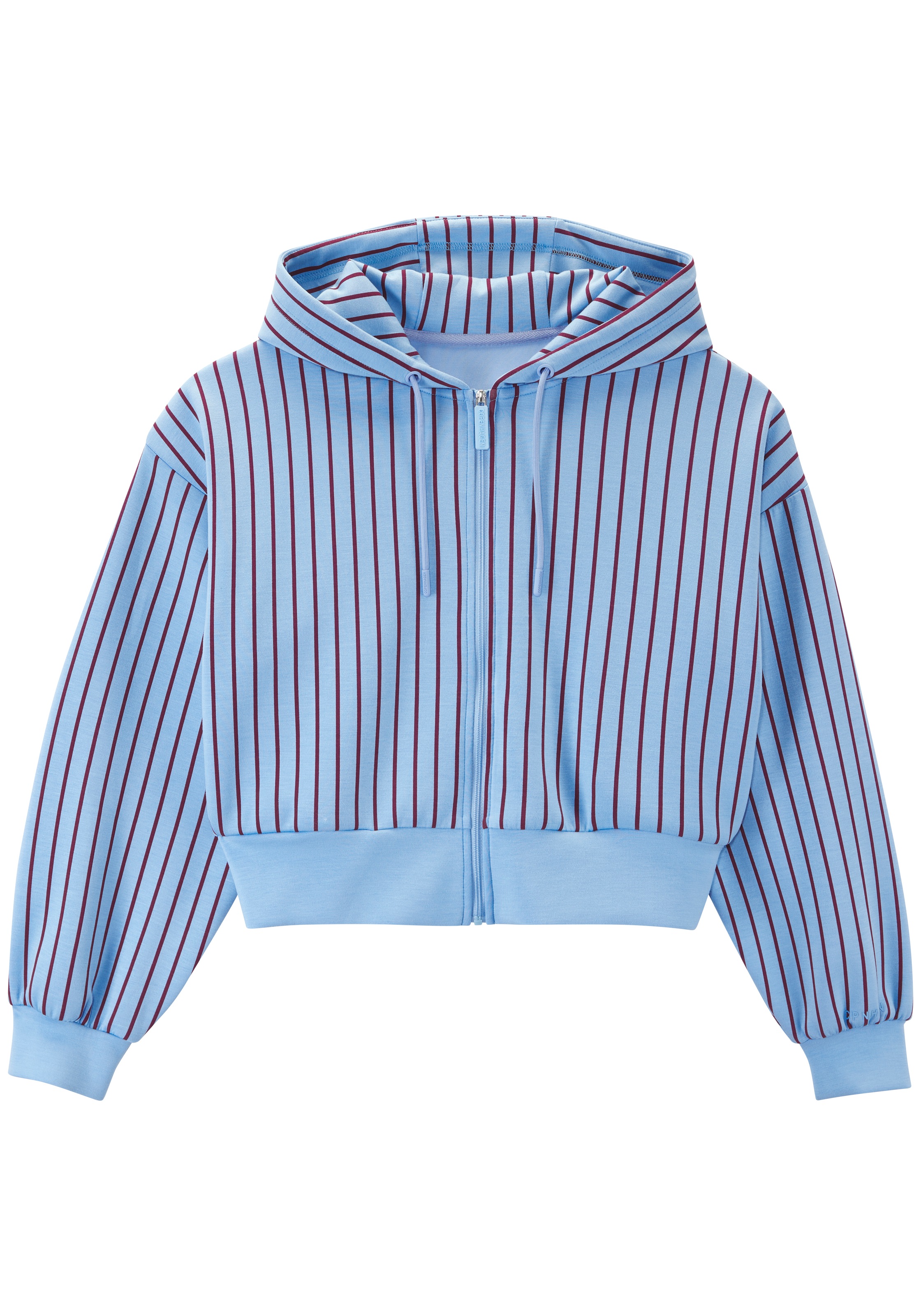 Copenhagen Studios Kapuzensweatjacke modischer Streifen, hochwertig und weich