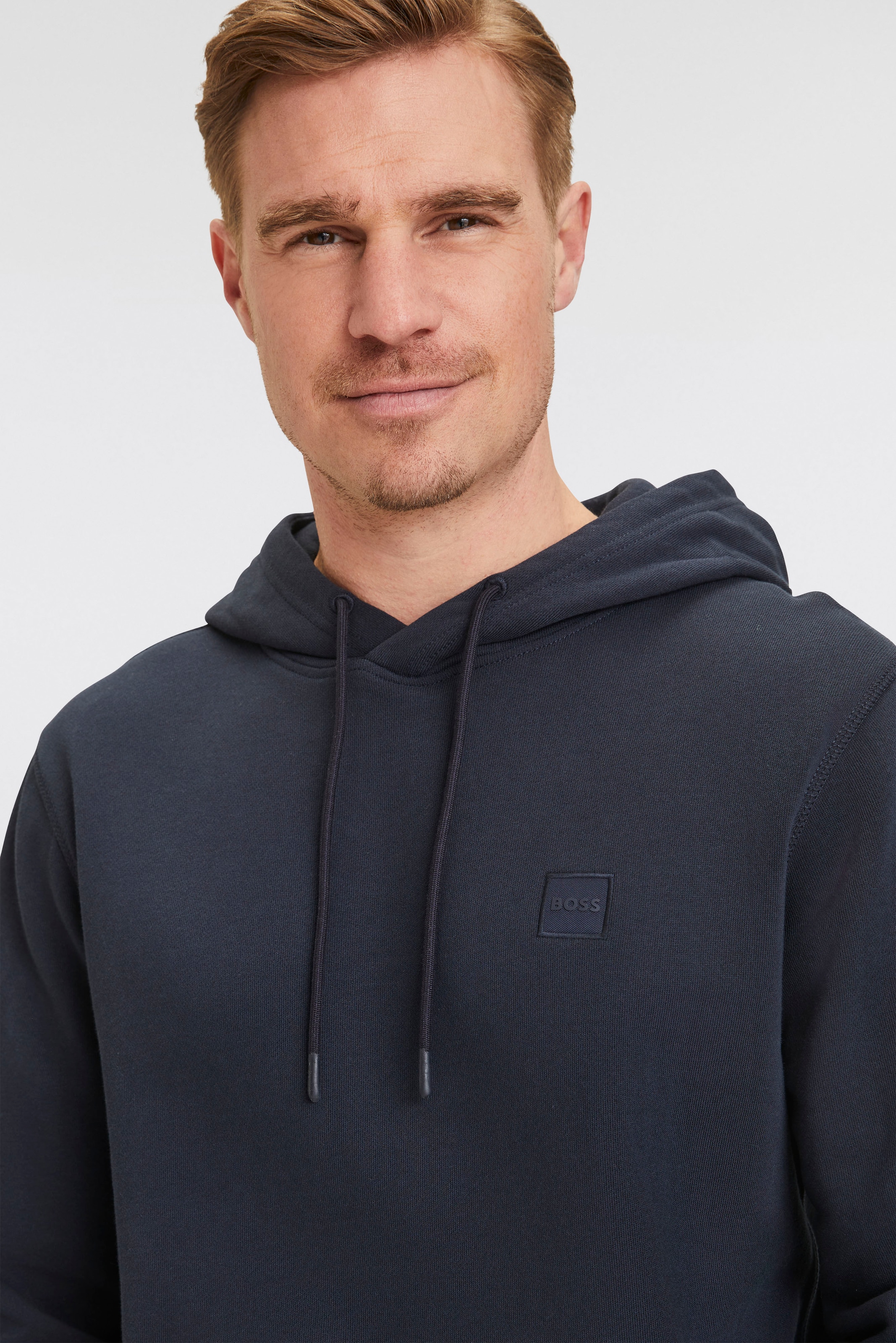 BOSS ORANGE Kapuzensweatshirt »Wetalk«, mit gesticktem BOSS Markenlabel