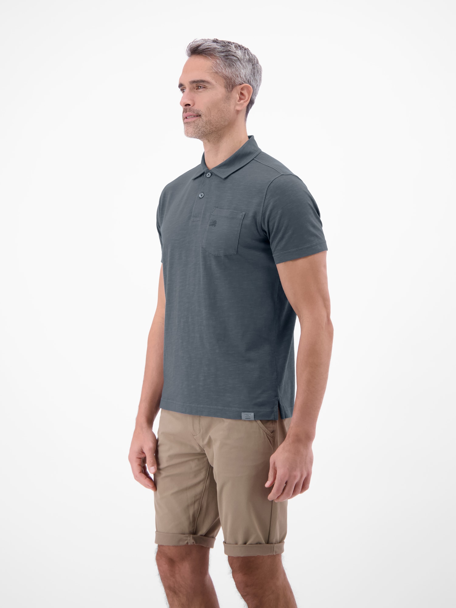 LERROS Poloshirt »Polo in Jersey-QualitŠt mit Brusttasche aus reiner Baumwolle«