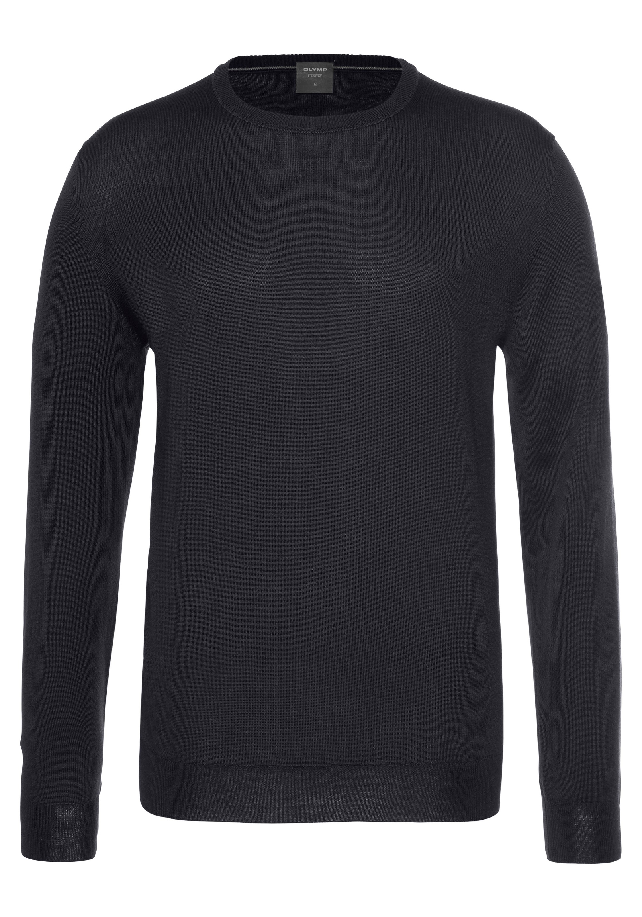 OLYMP Rundhalspullover »OLYMP Strick Casual«, moderner Strickpullover