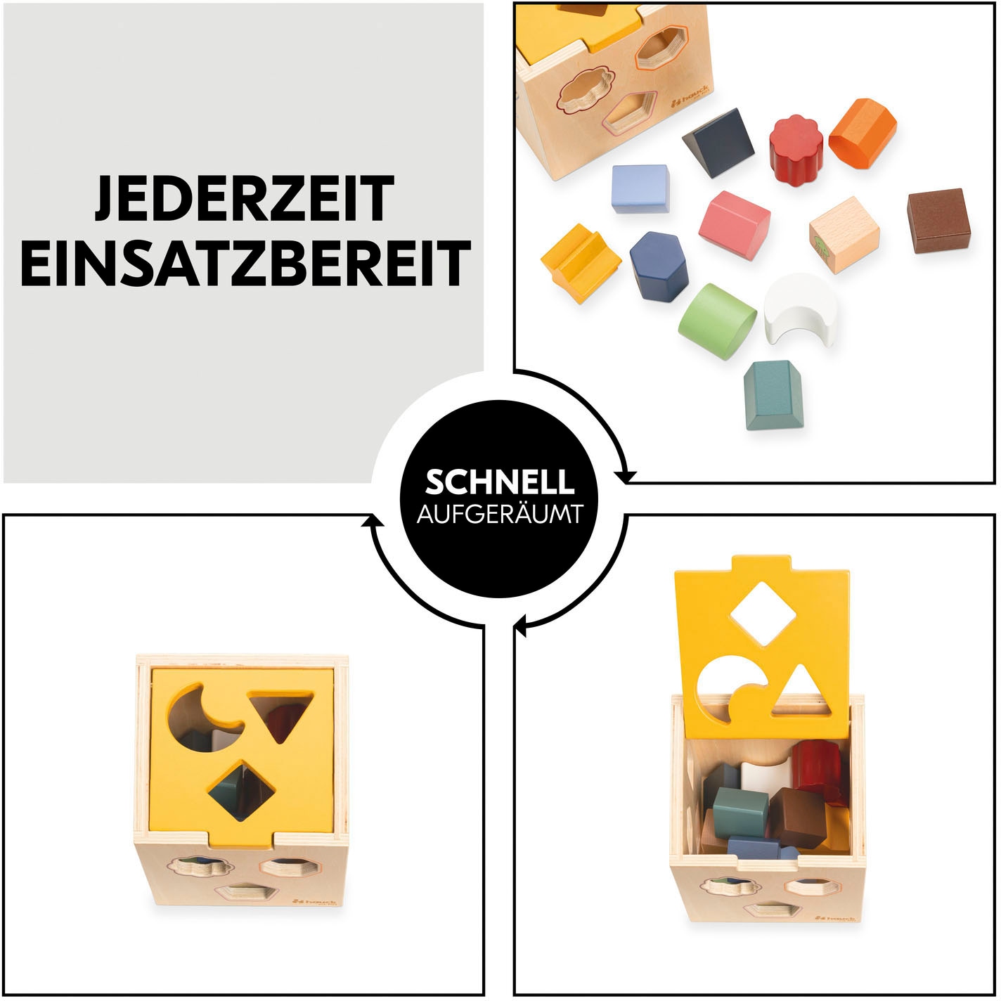 Hauck Steckspielzeug »Sort N Tidy«, FSC® - schützt Wald - weltweit