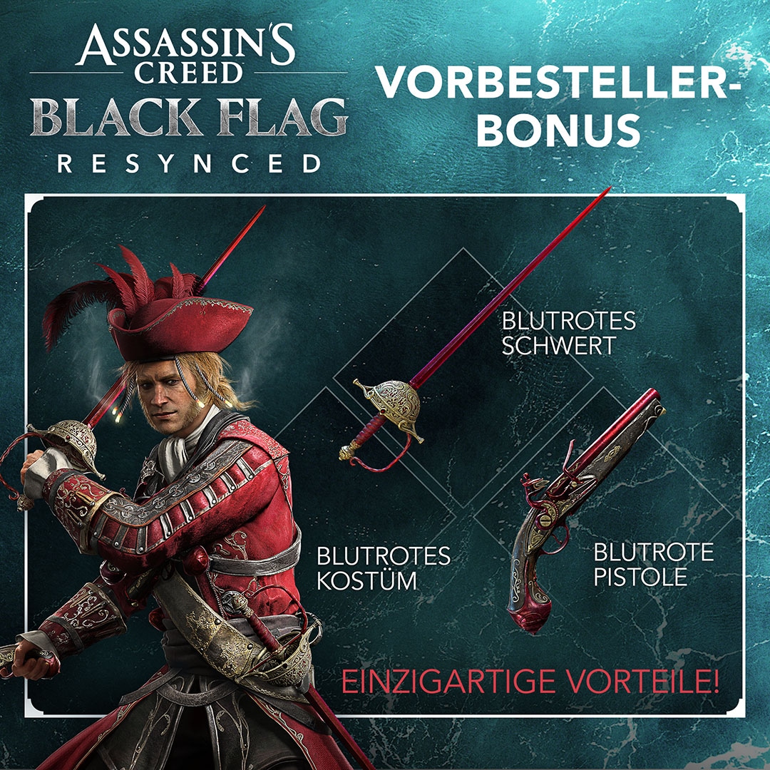 UBISOFT Spielesoftware »Assassin’s Creed Black Flag Resynced - Launch Edition« Xbox Series X
