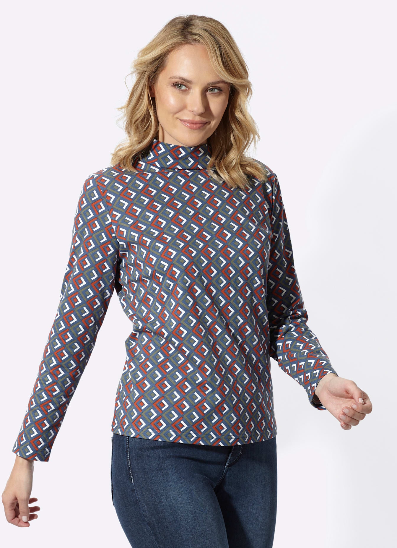 Classic Basics Stehkragenshirt »Stehkragen-Shirt« 1