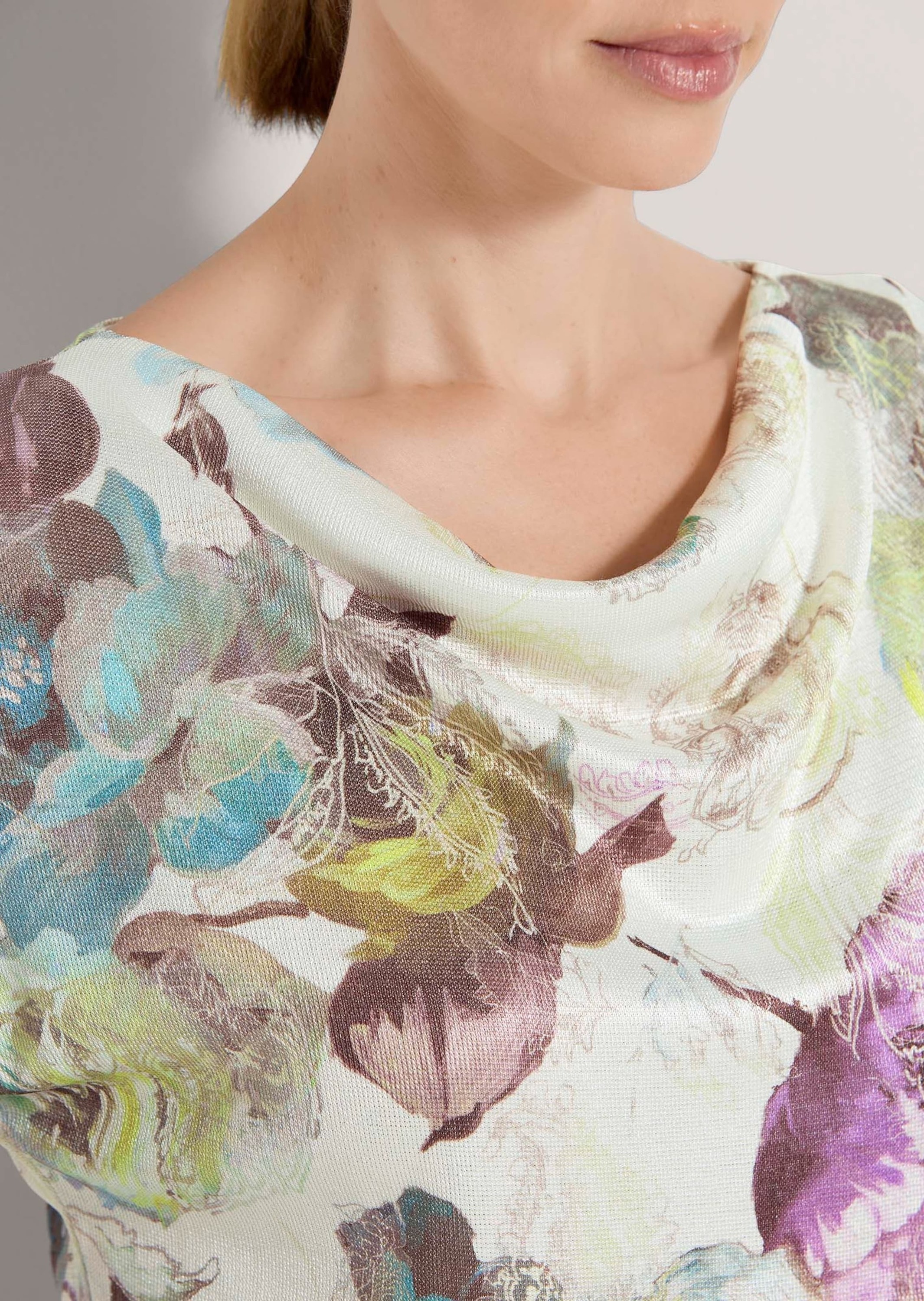 MADELEINE Longpullover »Pullover Pullover mit Unikat-Druck«