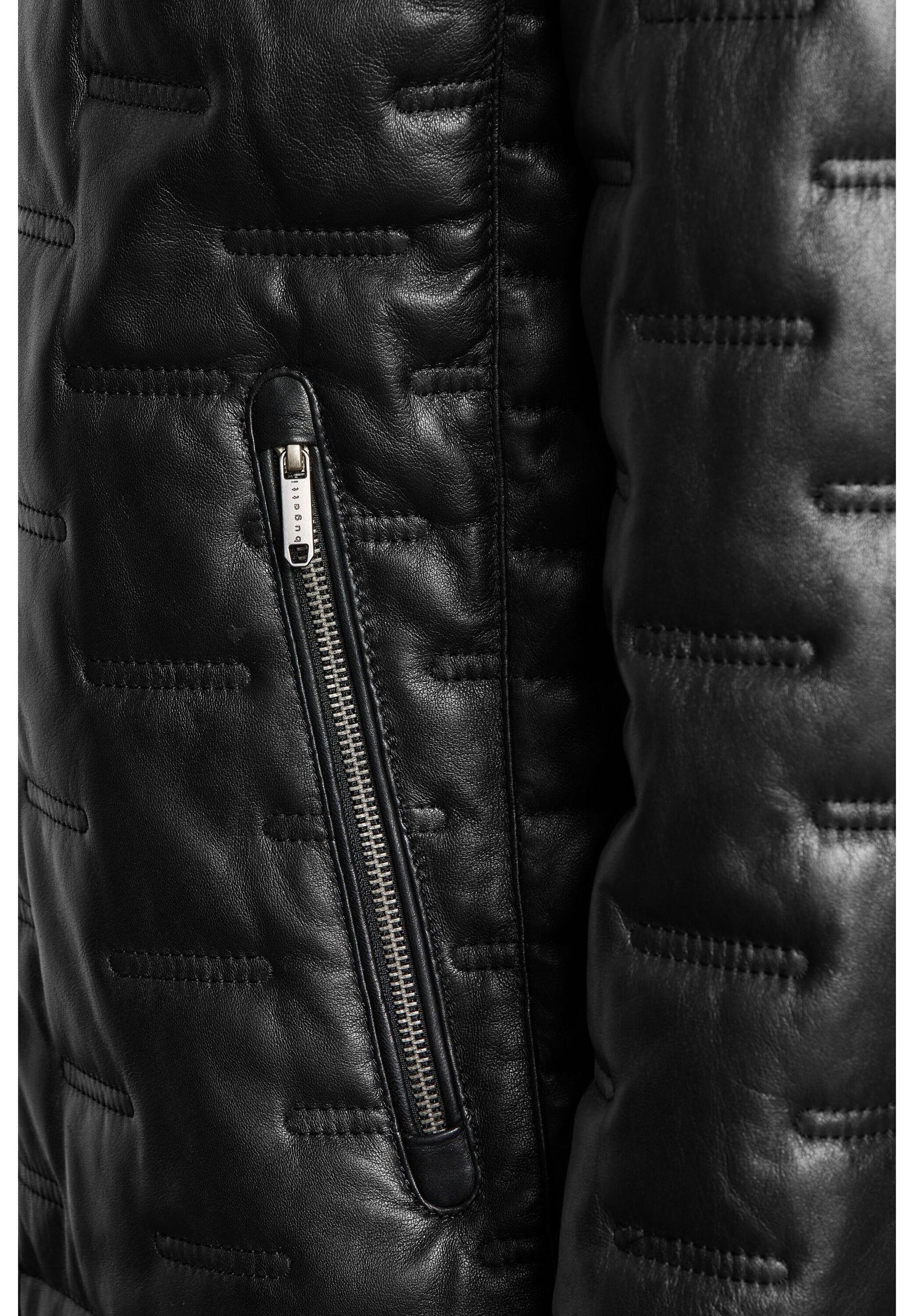 bugatti Lederjacke »BUSANDRO« ohne Kapuze mit Stehkragen