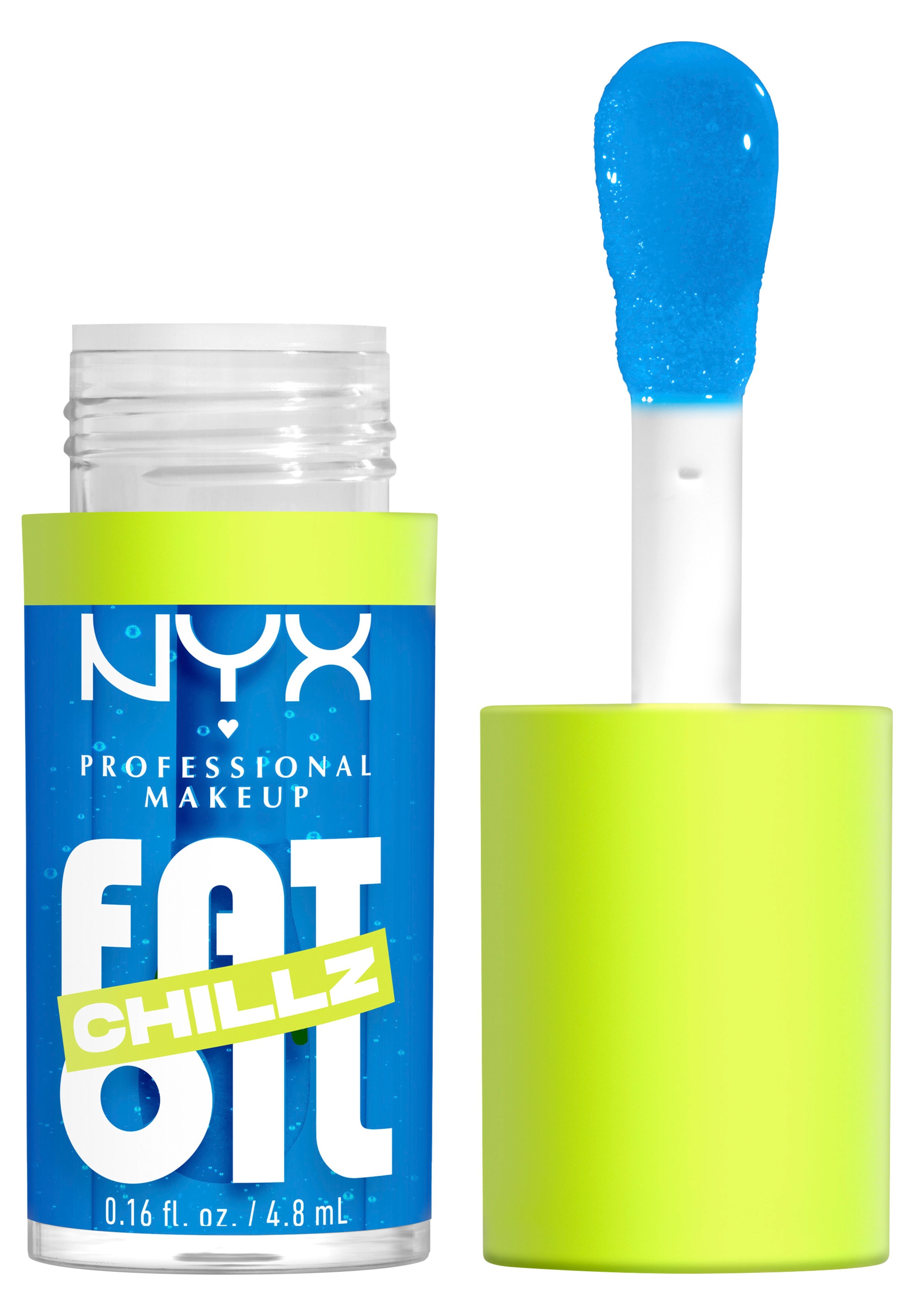 NYX Lipgloss »NYX Professional Makeup Fat Oil Chillz« mit intensiv-schimmerndem Finish, individuell aufbaubare Farbe