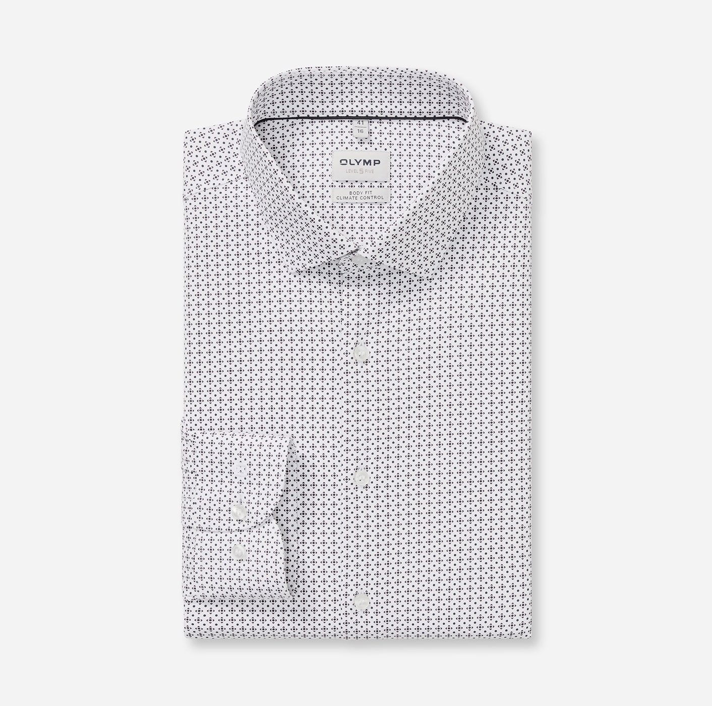 OLYMP Langarmhemd »Level Five« Businesshemd, body fit, Kentkragen, Climate Control