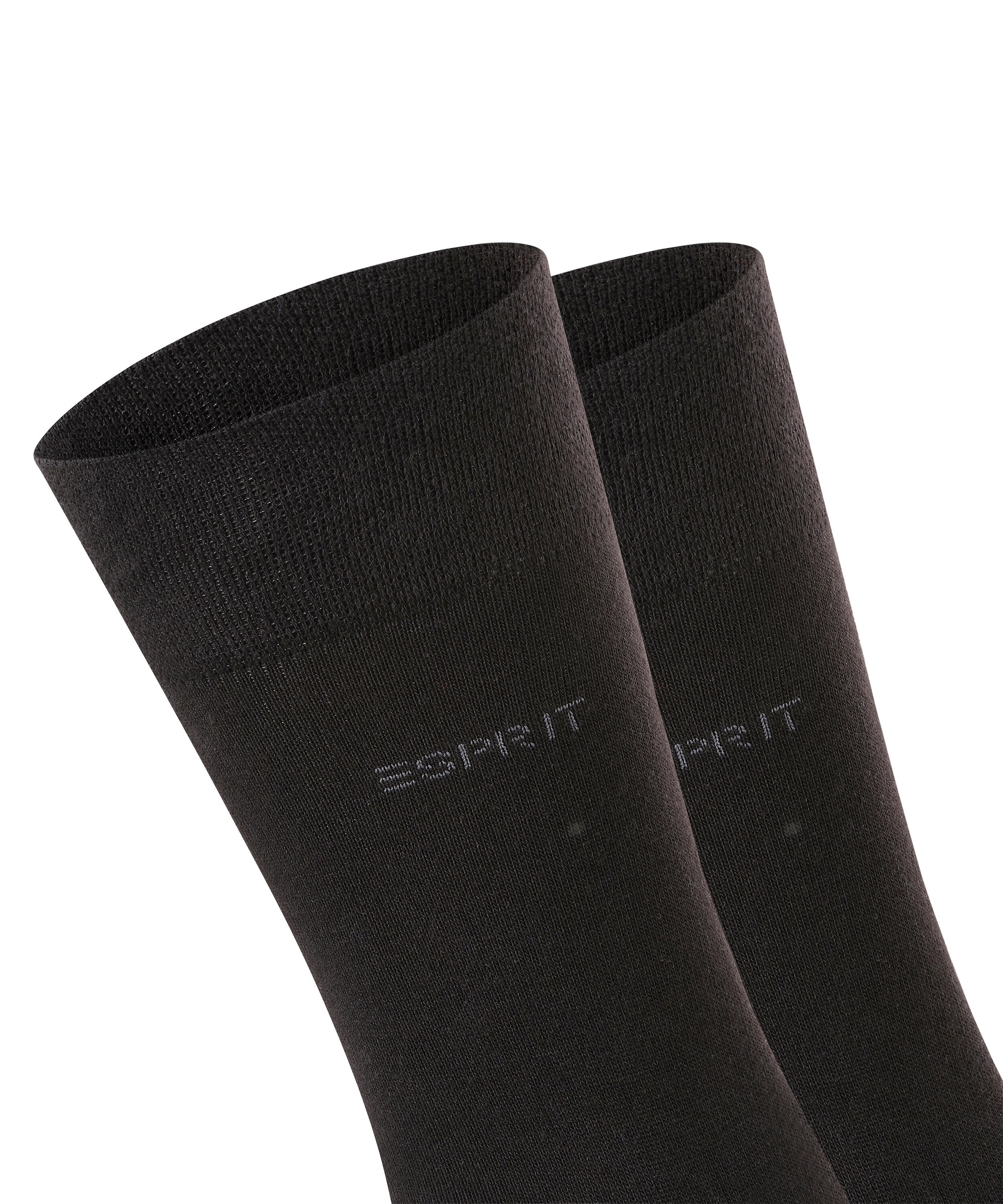 Esprit Socken »Basic Easy« 2 Paar, 2 Paar tlg. druckfreier, breiter Komfortbund, atmungsaktiv, uni Socken