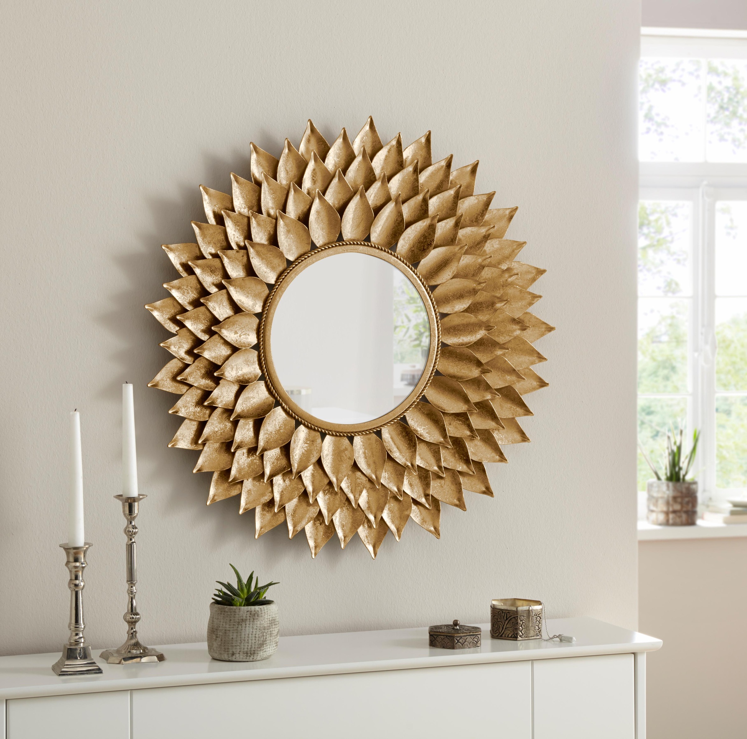 Leonique Spiegel »Sarai«, mit Blattgold-Finish