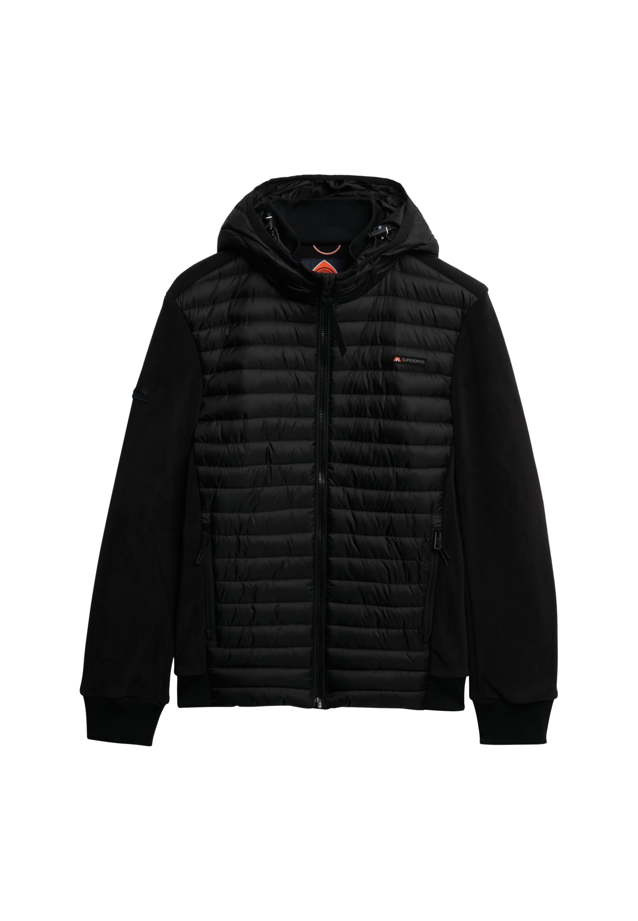 Superdry Steppjacke »HOOD STORM FLEECE HYBRID JKT«, mit Kapuze