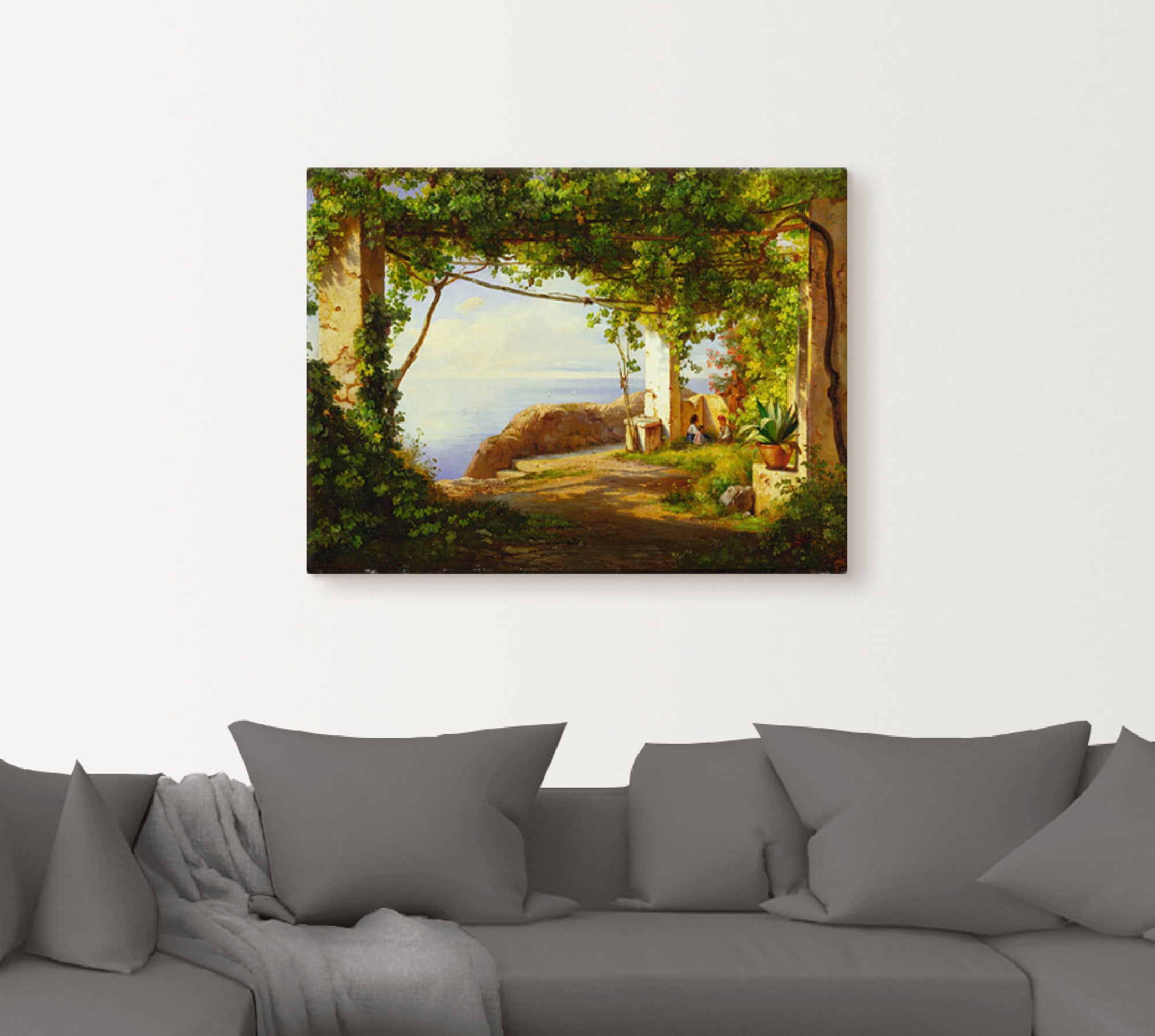 Artland Wandbild »Sorrento. 1875«, Garten, (1 St.), als Leinwandbild in verschied. Größen