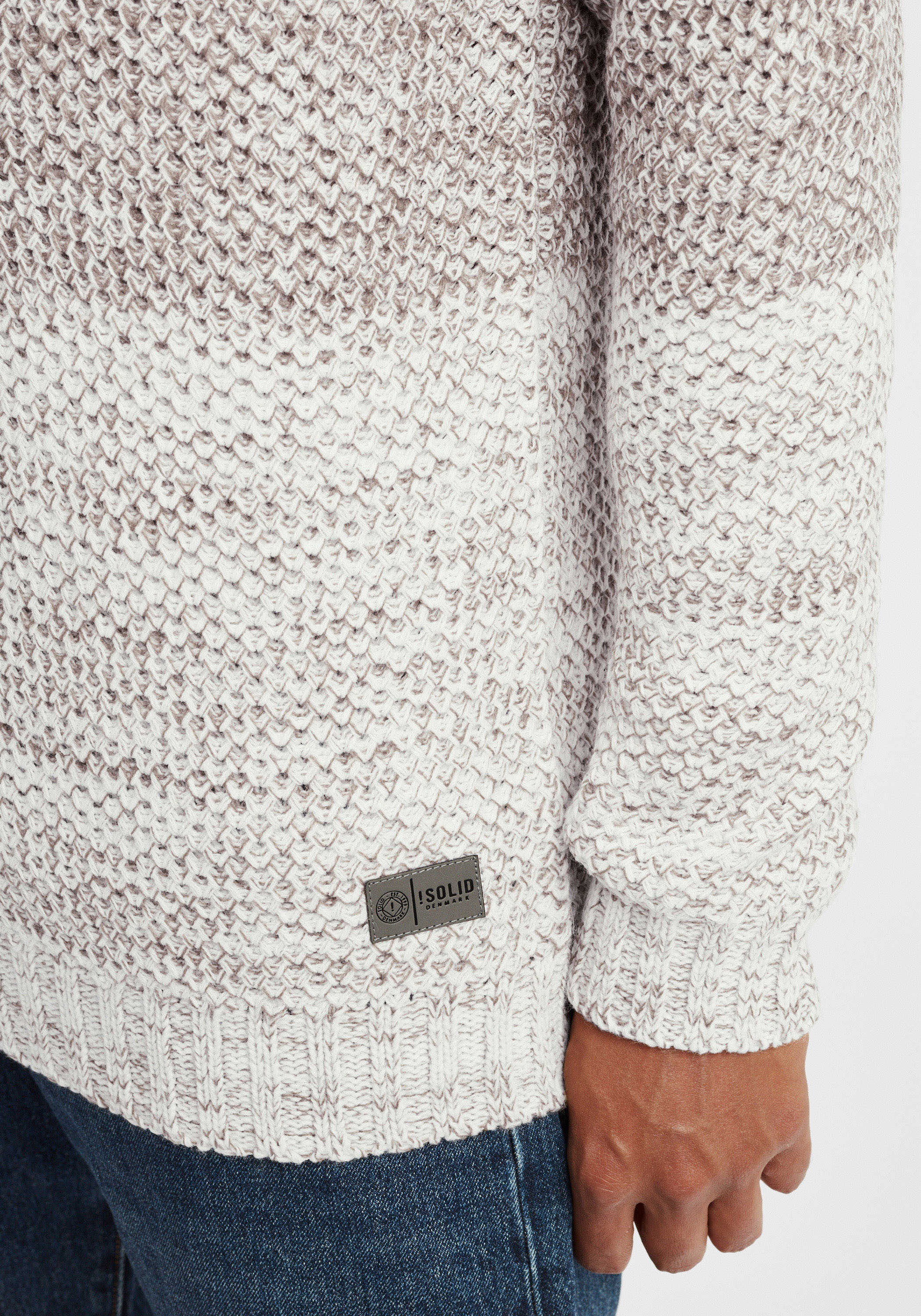 !Solid Strickfleece-Pullover »Strickpullover SDAyton«