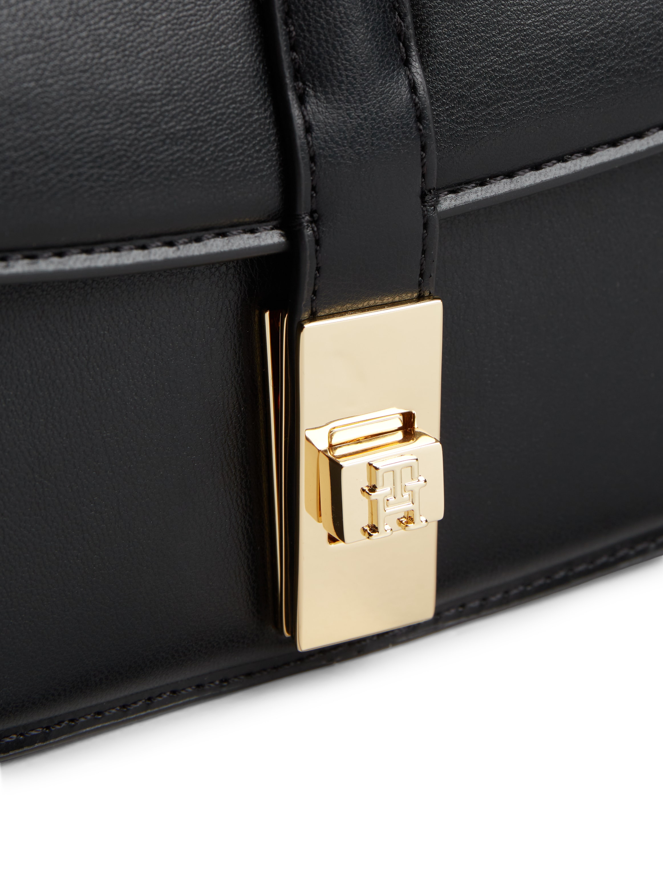 Tommy Hilfiger Umhängetasche »TH HERITAGE CHAIN CROSSOVER« Damen Abendtasche, Schultertasche Handtasche mit Steckverschluss