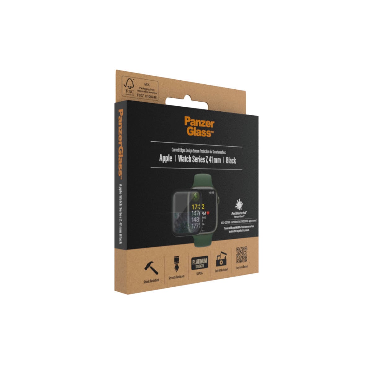PanzerGlass Displayschutzglas »Screen Protector Glass« für Apple Watch Series 7/8 41mm