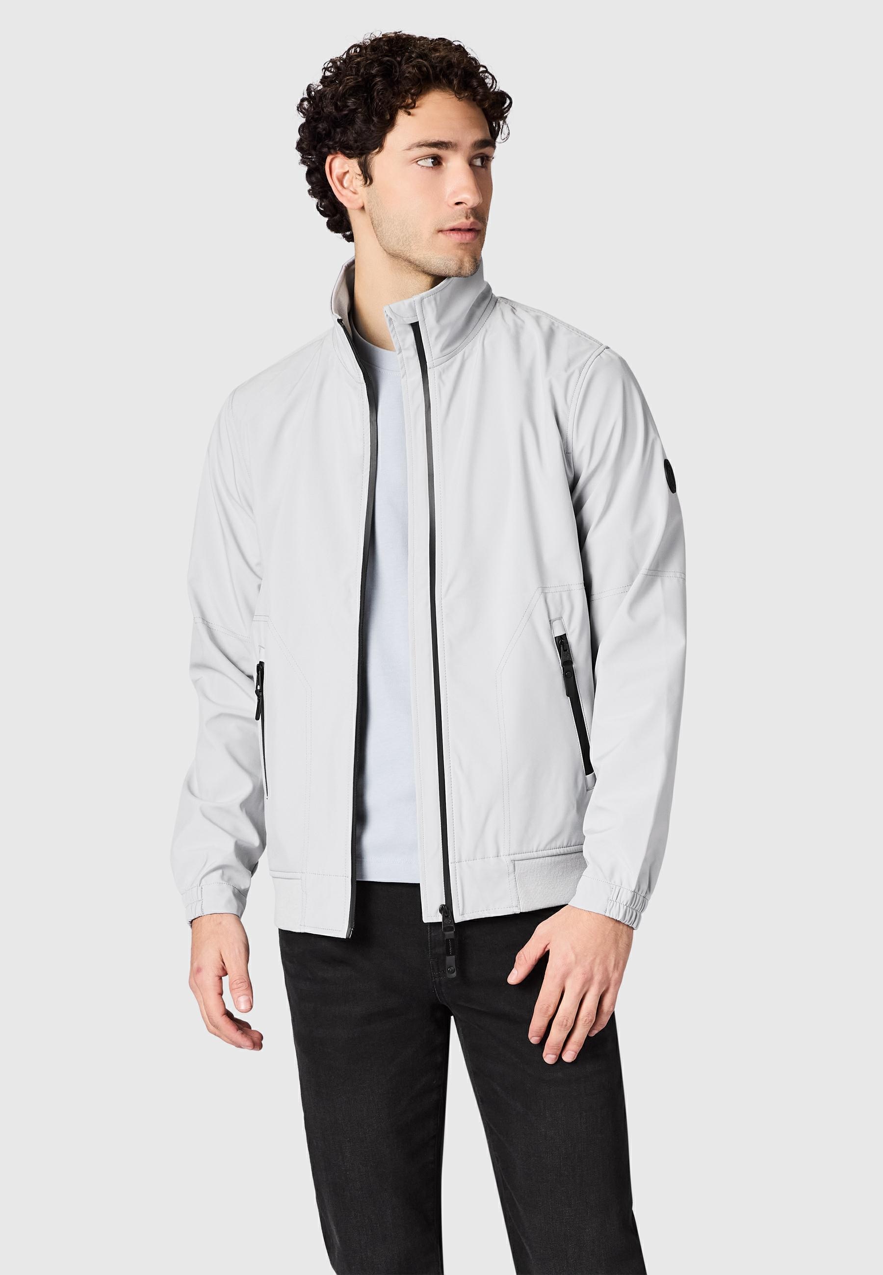 Ragwear Outdoorjacke »Outdoorjacke Collwie« ohne Kapuze wasserdichte Herren Übergangsjacke mit hohem Kragen