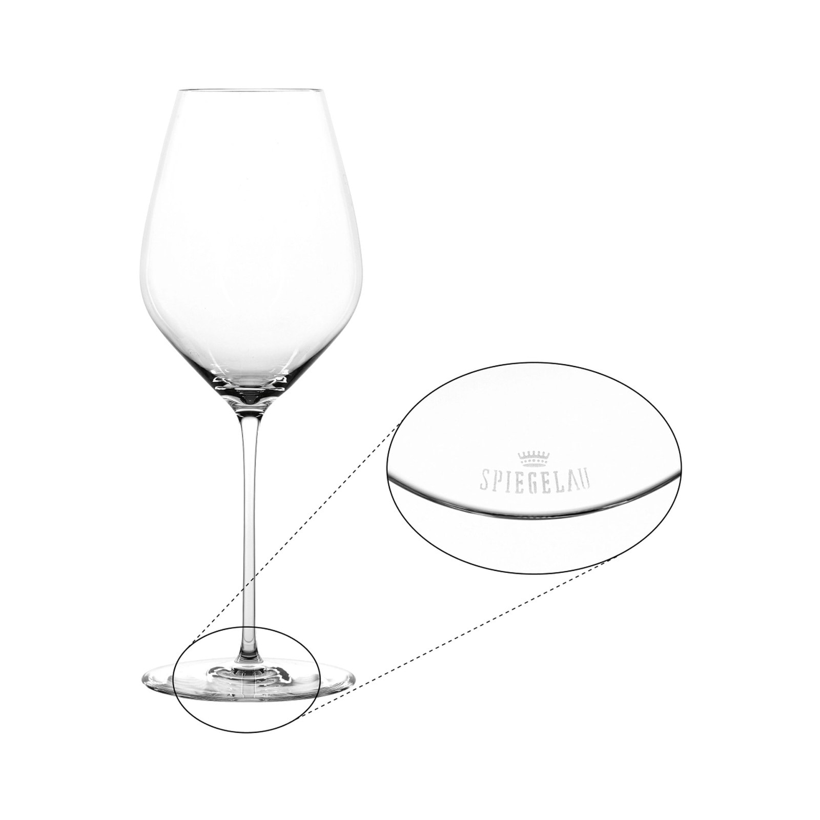 SPIEGELAU Weinglas »Universalgläser + Poliertuch Hi-Lite 510 ml 2er Set transparent«