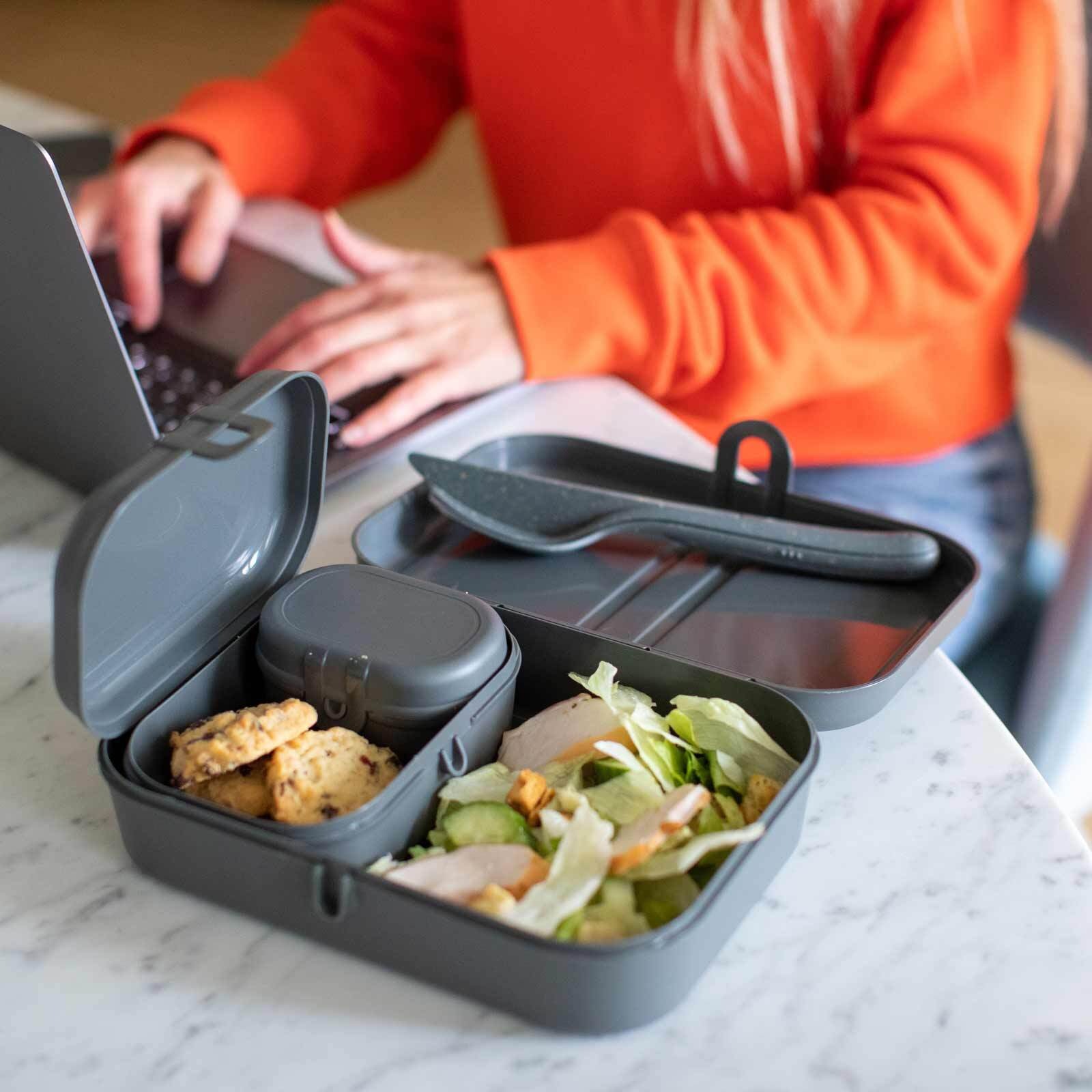 KOZIOL Lunchbox »Lunchbox-Set inkl. Besteck Pascal Ready«, (1 tlg.)