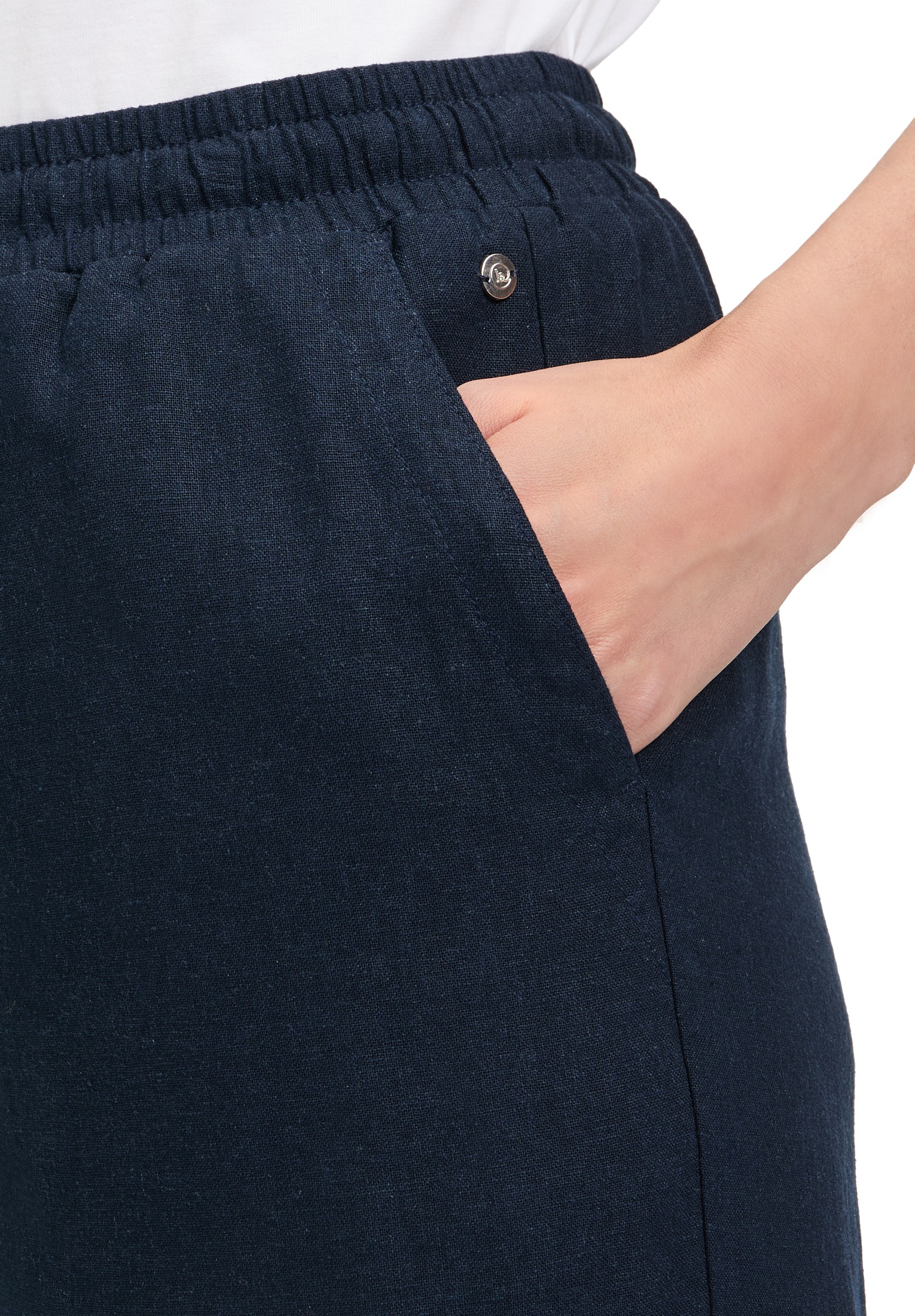 Betty&Co Leinenhose »Leinenhose mit elastischem Bund«