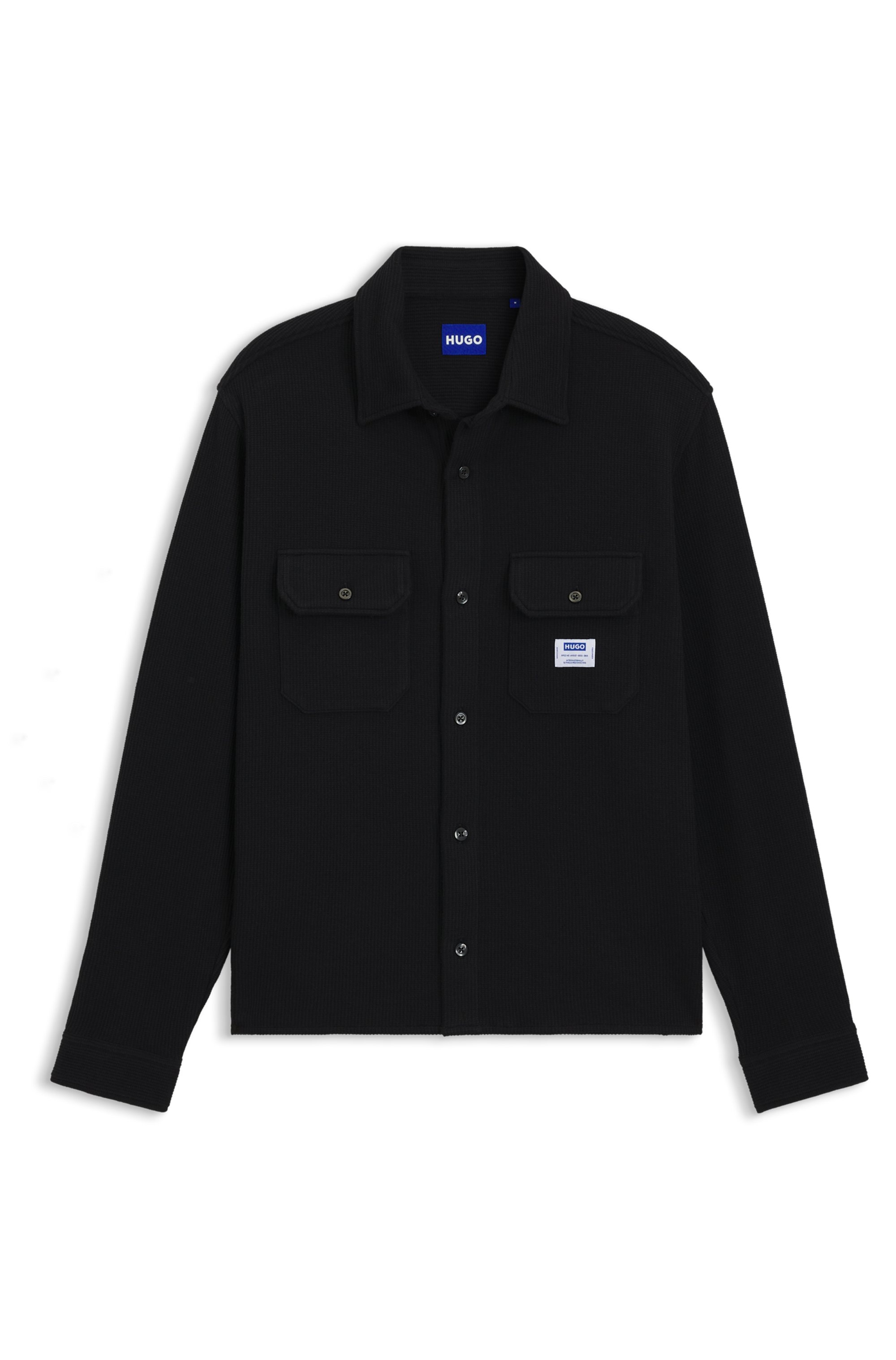 HUGO Langarmhemd »Ekynone« Oversize Fit