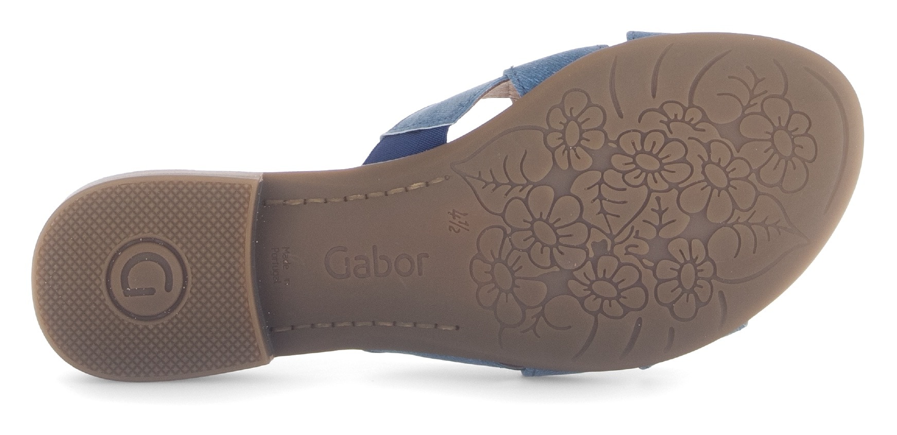 Gabor Pantolette »RHODOS«, Blockabsatz, Sommerschuh, Komfortschuh in Bequemweite G (= weit)