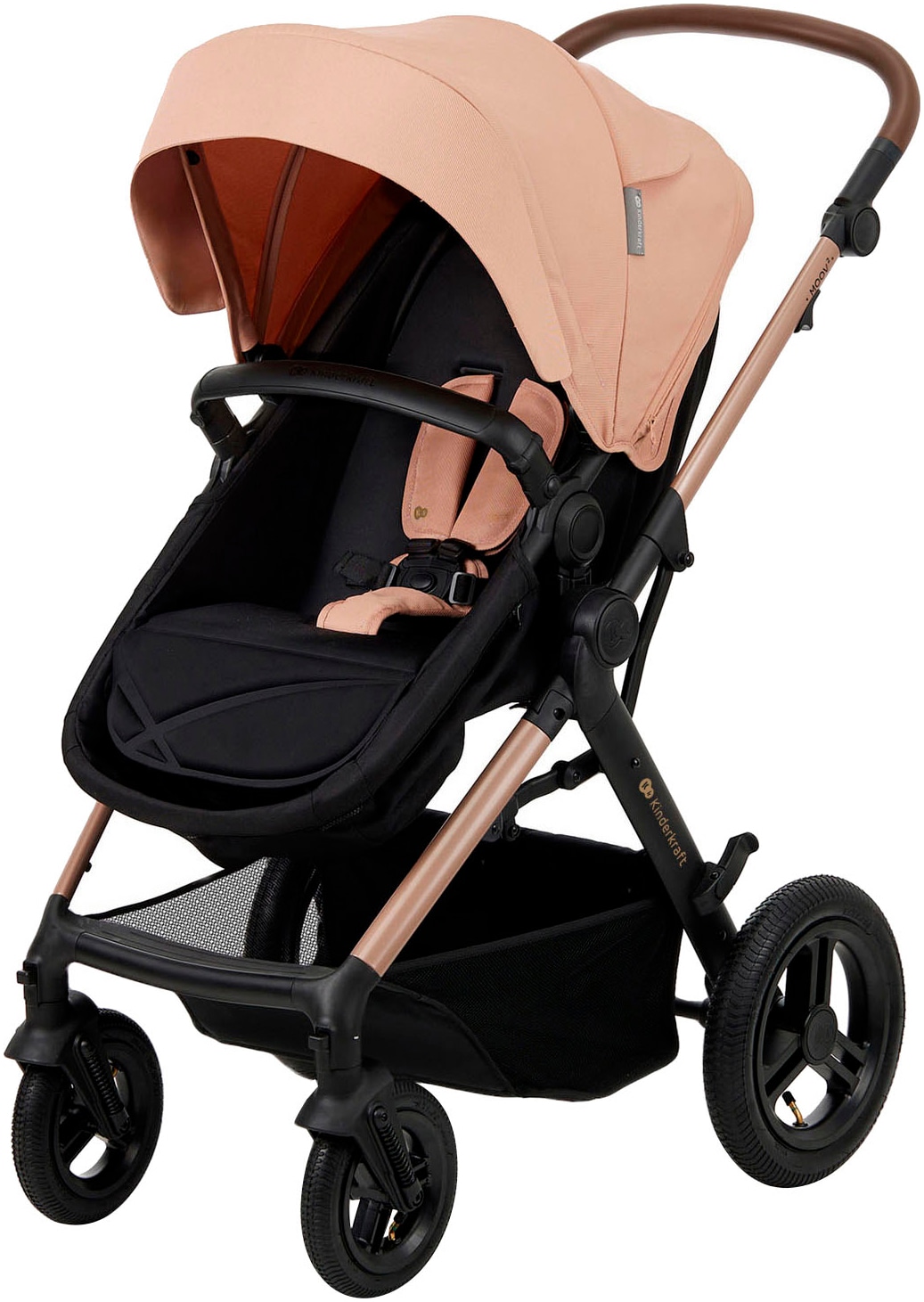 Kinderkraft Kombi-Kinderwagen »MOOV 2 4in1 AIR«, 27 kg, mit Luftreifen