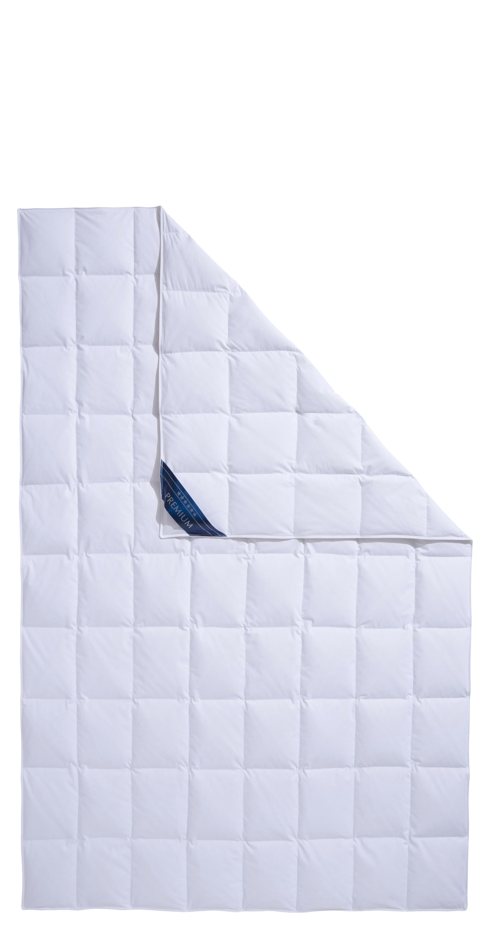 Otto Keller Gänsedaunenbettdecke »Bella, Bettdecken für Sommer oder Winter, Decke, Downpass« leicht Füllung 90Gaensedaunen10Federn 1 Stk. tlg. Bettdecke 135x200 cm, Hausstauballergiker. GRATIS DAZU: Schlafspray