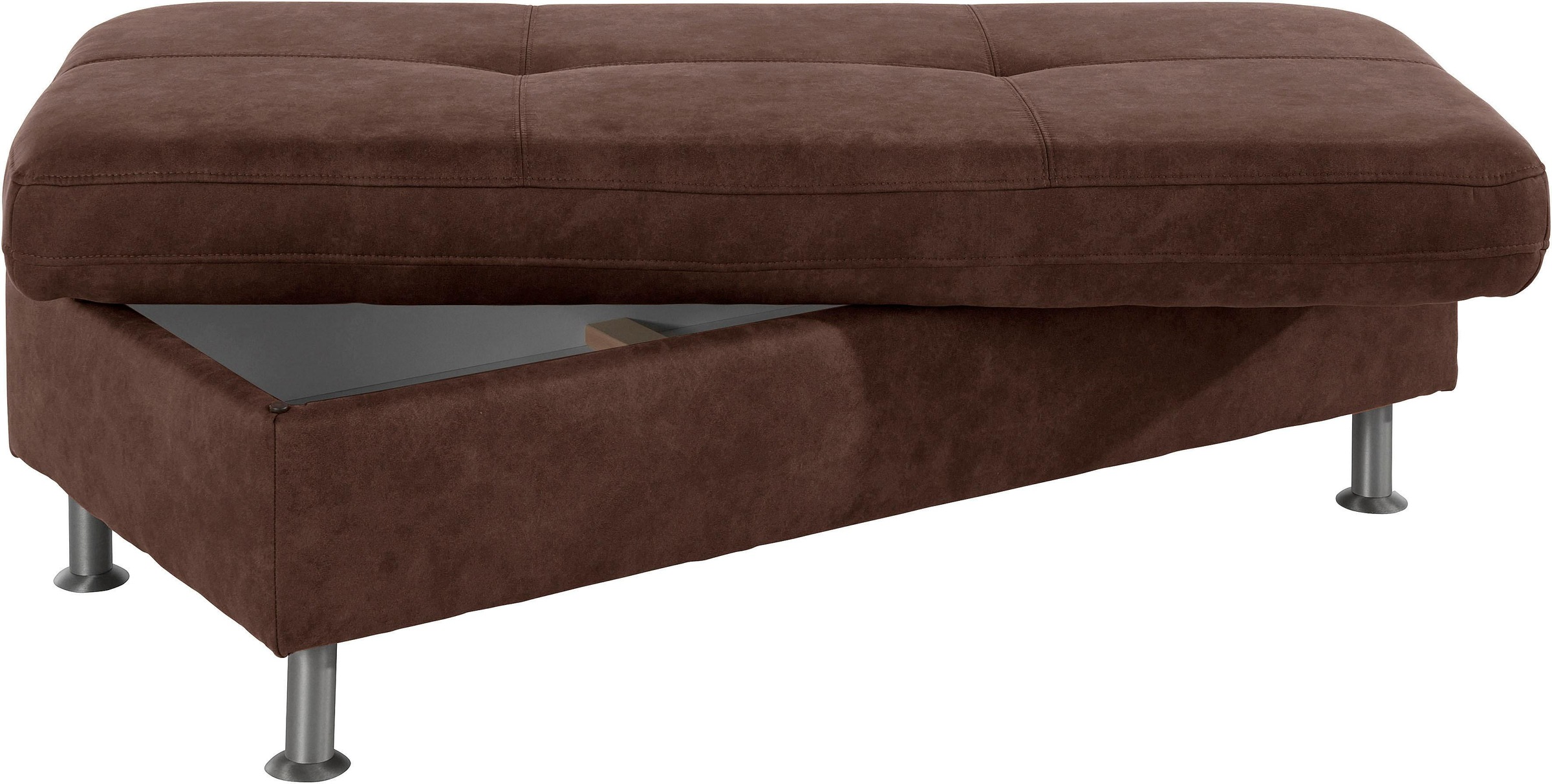 exxpo - sofa fashion Hocker »Maretto Bankhocker mit tollem Sitzkomfort«, praktisches Staufach unter der Sitzfläche