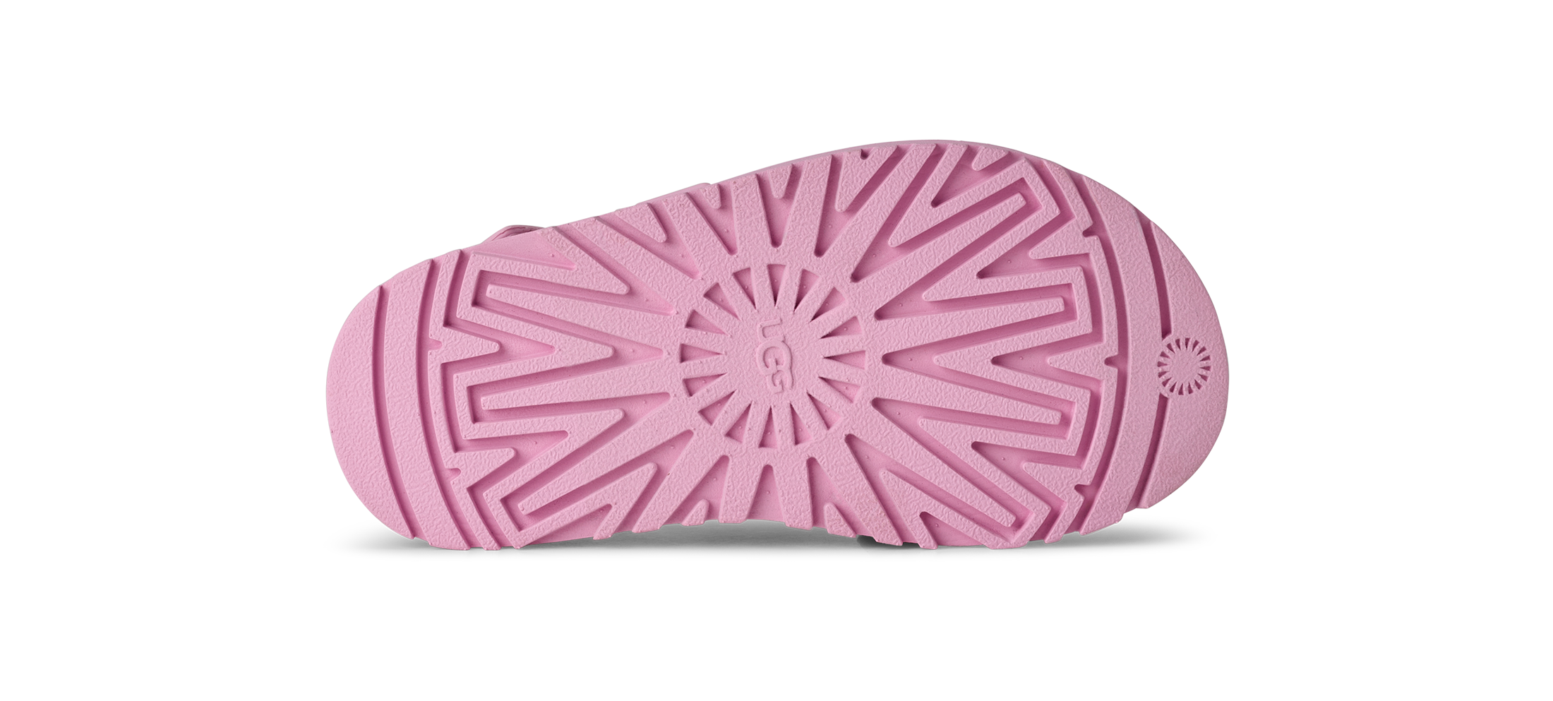 UGG Badesandale »K GOLDENGLOW«  , Sommerschuh, Poolslides, Plateauabsatz, mit Klettverschluss