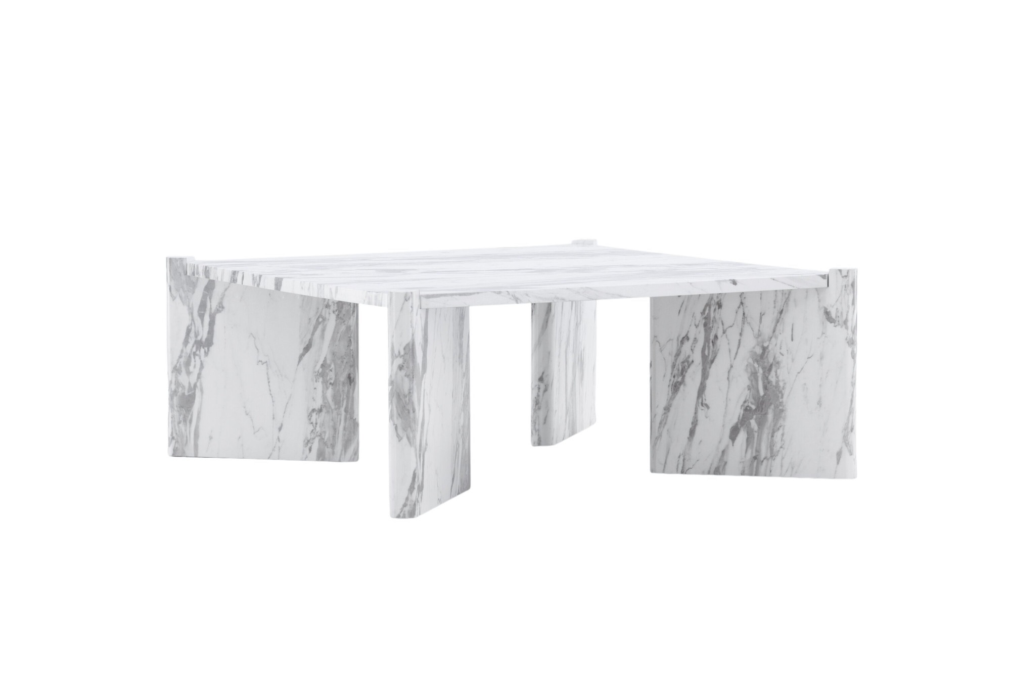 Venture Home Couchtisch »Rogaland, quadratischer Couchtisch, modern & elegant, 100 × 100 cm« Sofatisch, MDF, quadratisch, niedrig, geräumig, raffiniert