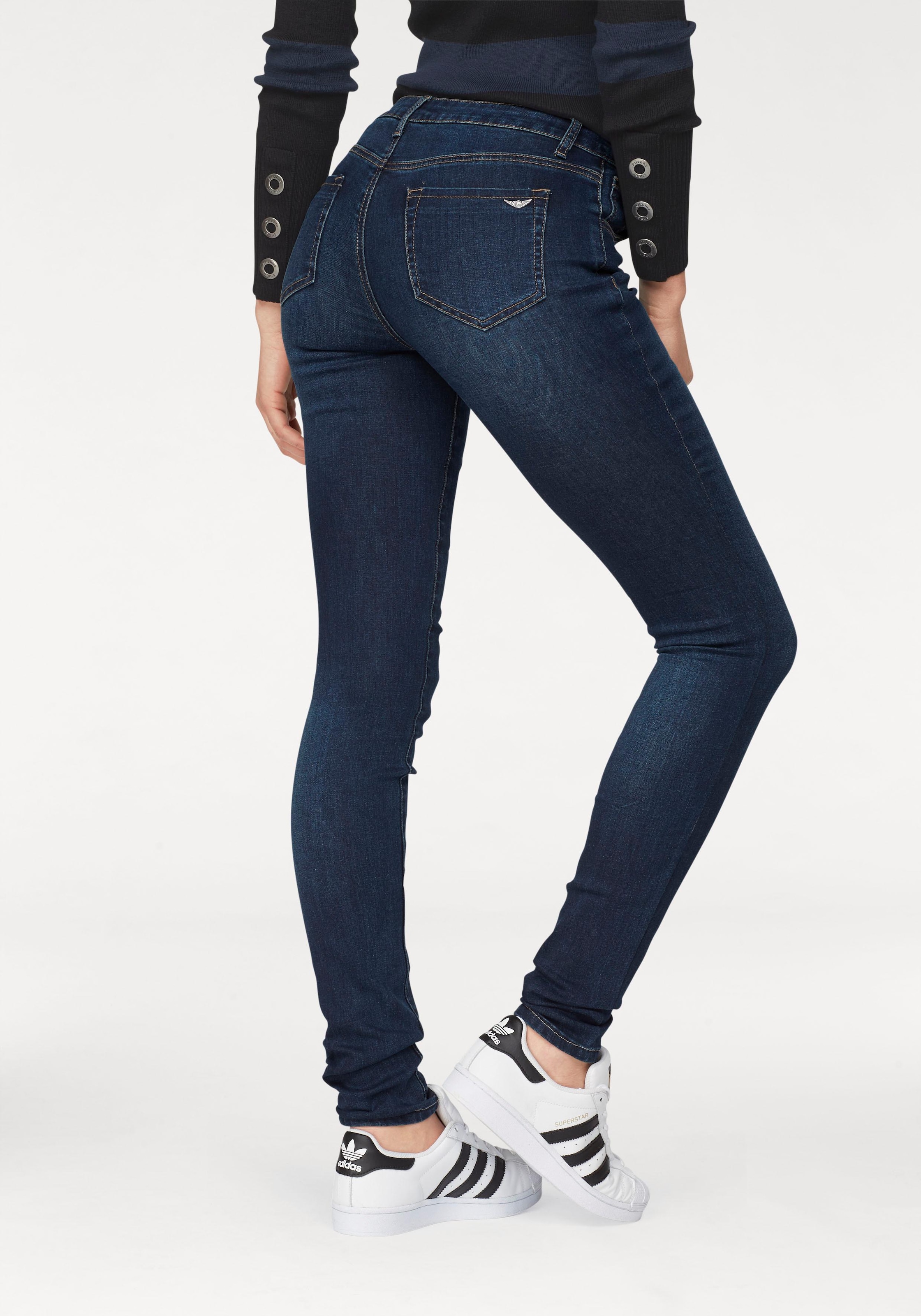 Waist Arizona OTTOversand Skinny-fit-Jeans bei »Ultra-Stretch«, Mid