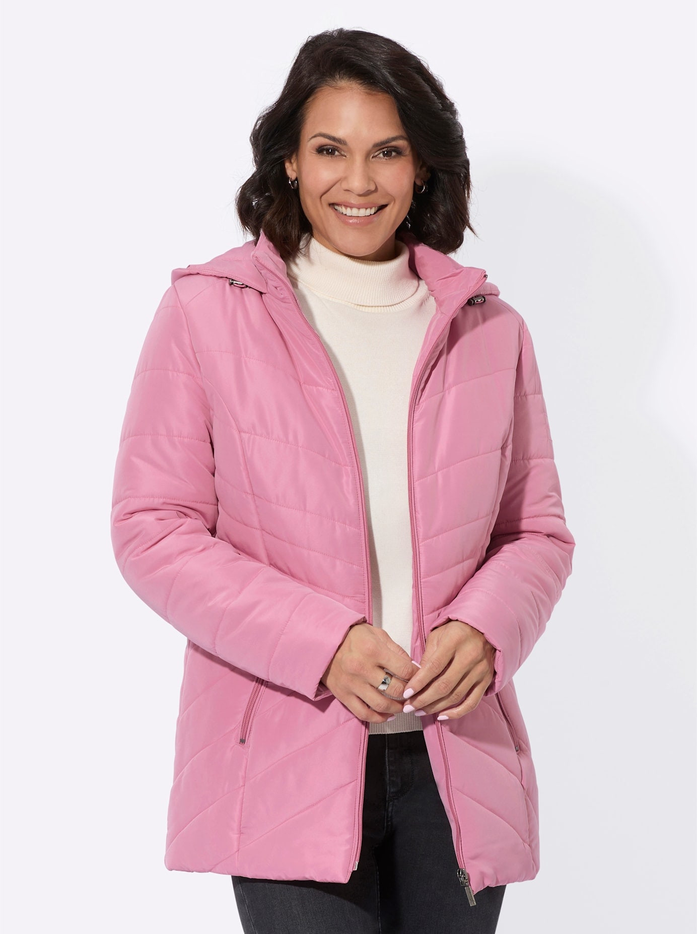 Casual Looks Steppjacke, mit Kapuze