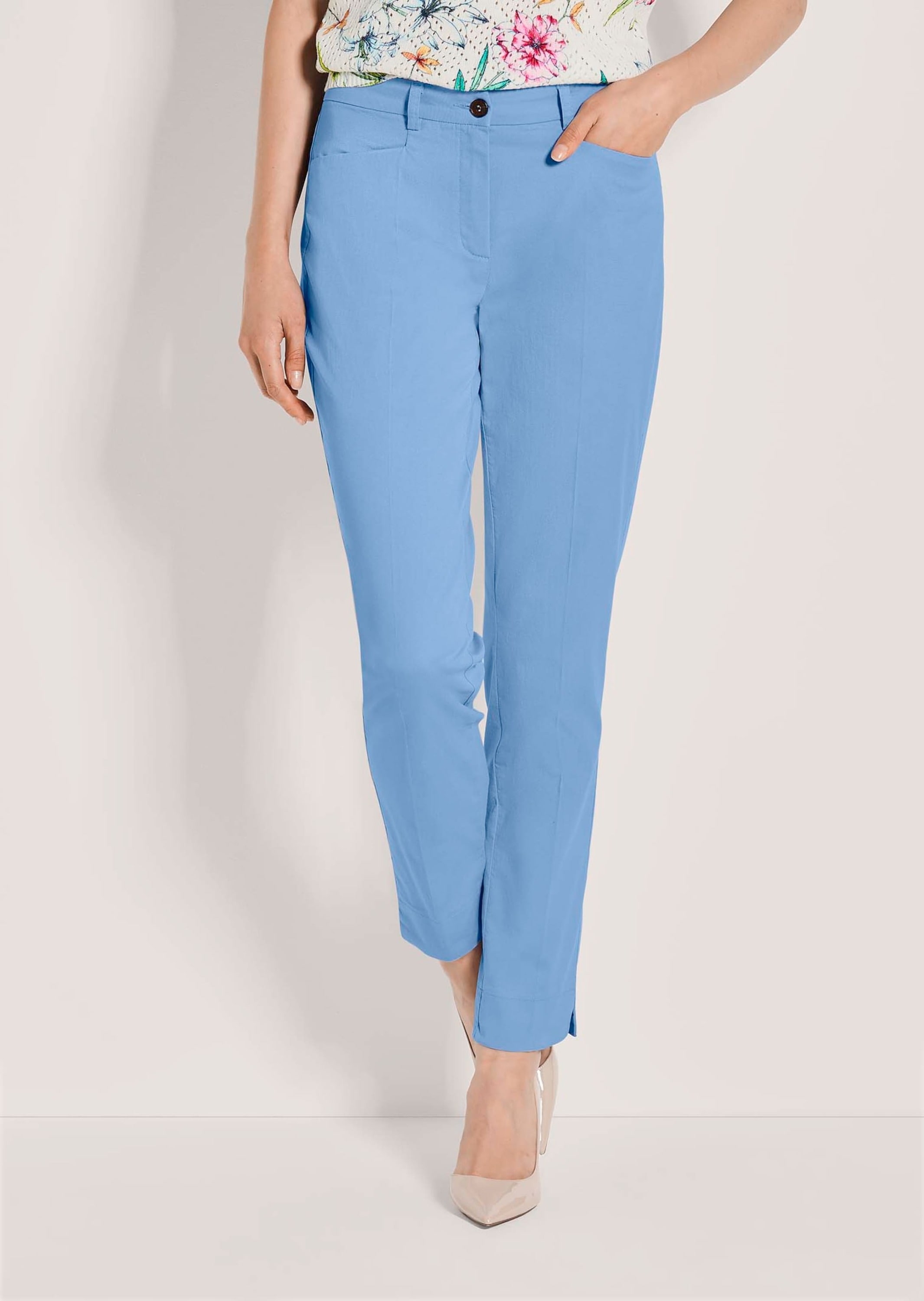 MADELEINE Chinohose »Chinohose Jerseyhose mit Formbund«