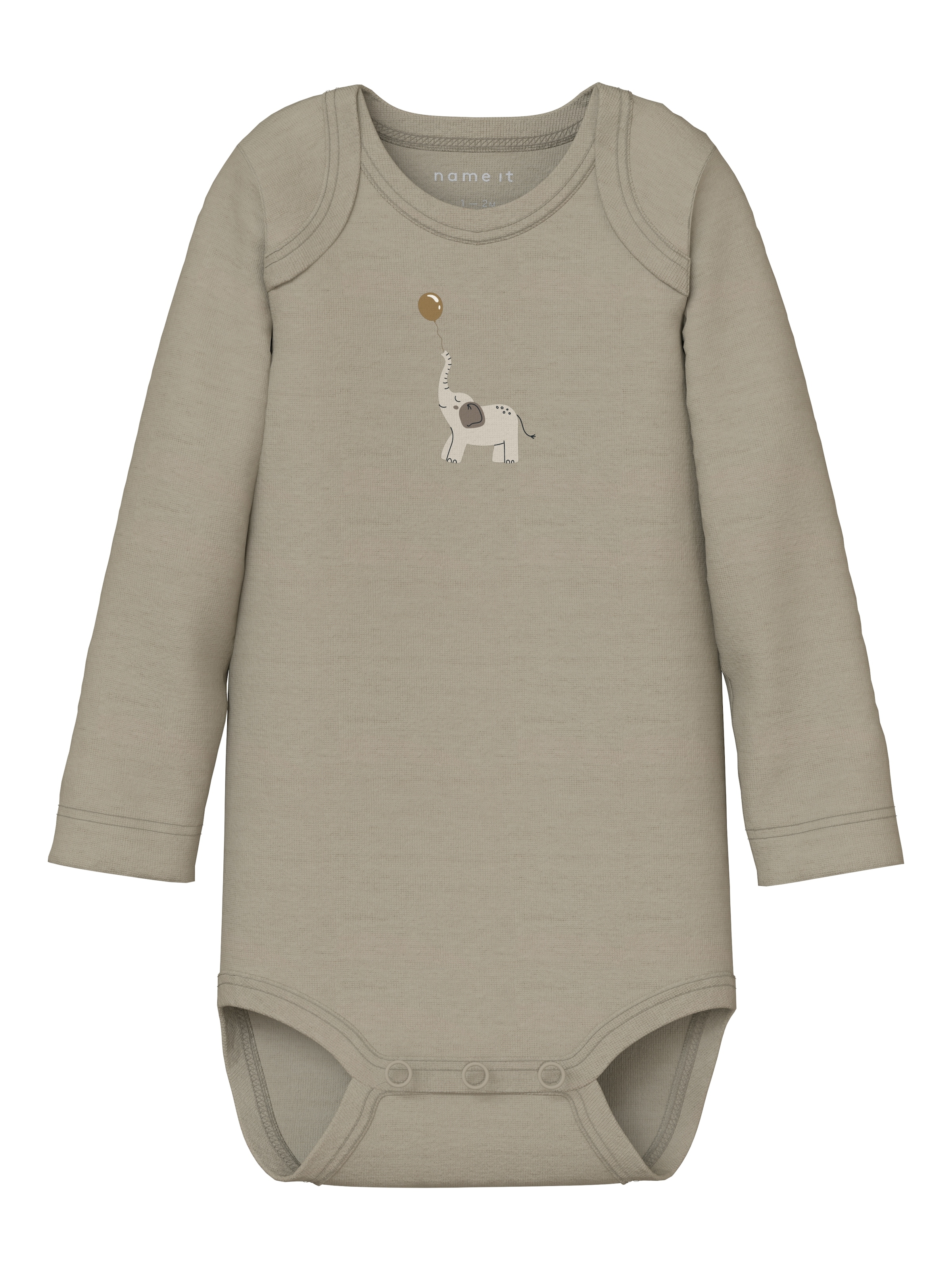 Name It Langarmbody »NBNBODY 3P LS ANIMAL NOOS« Packung, 3 tlg.