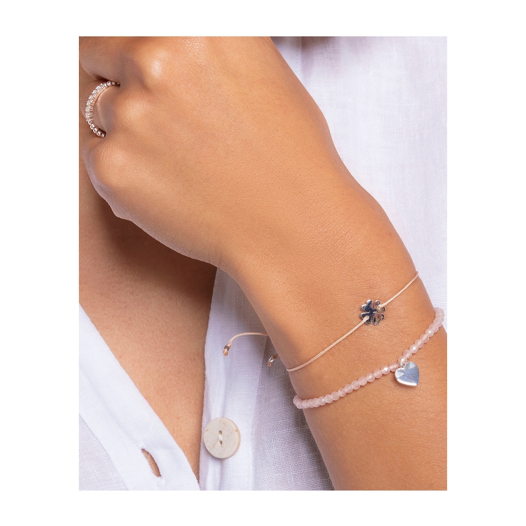 THOMAS SABO Armband »rosa Perlen mit Herz, roségold, A1985-813-9-L20V, A1985-893-9-L20V«