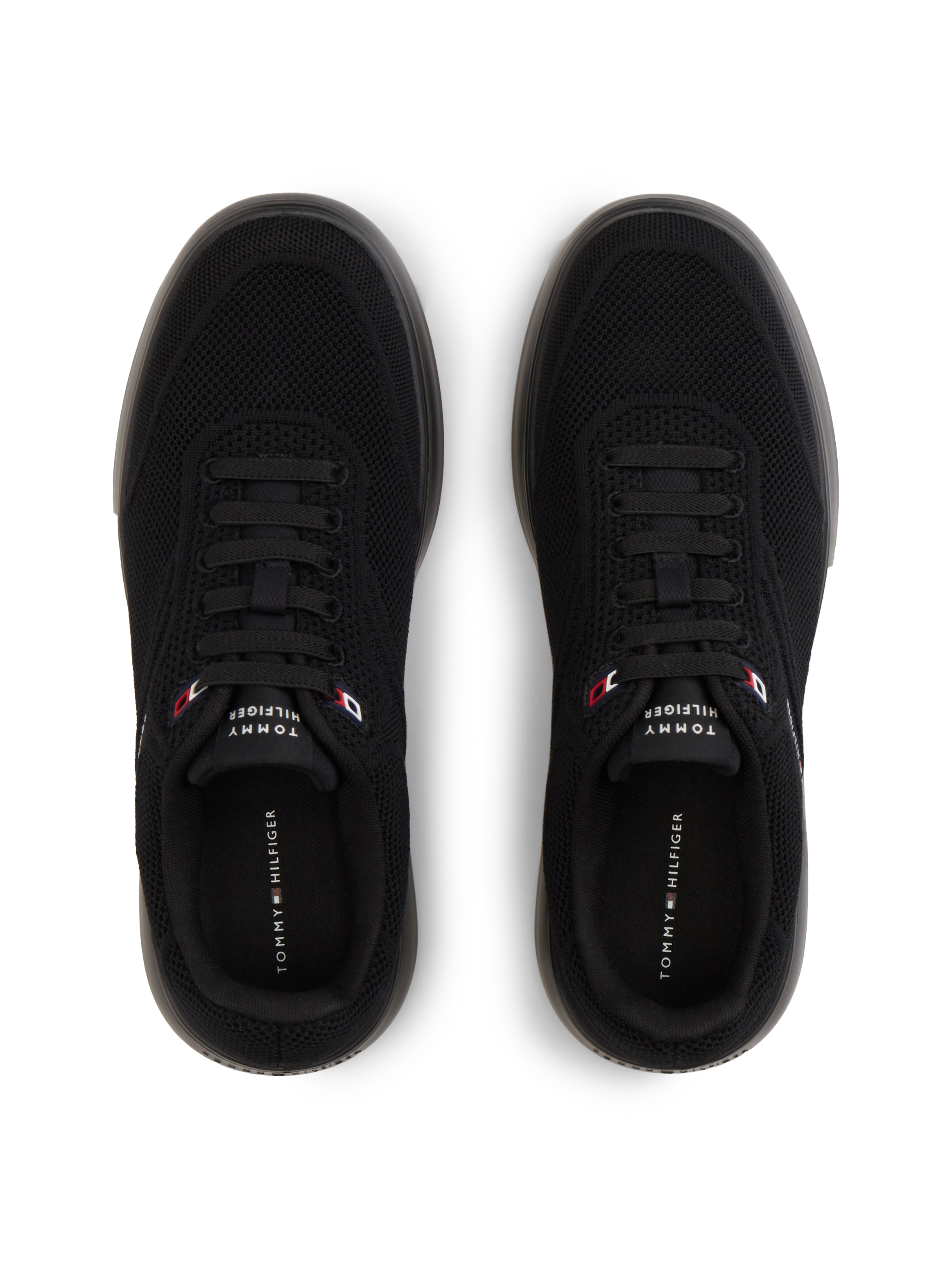 Tommy Hilfiger Sneaker »TH MODERN LIGHTCUP KNIT«  Freizeitschuh, Halbschuh, Schnürschuh mit Logoschriftzügen