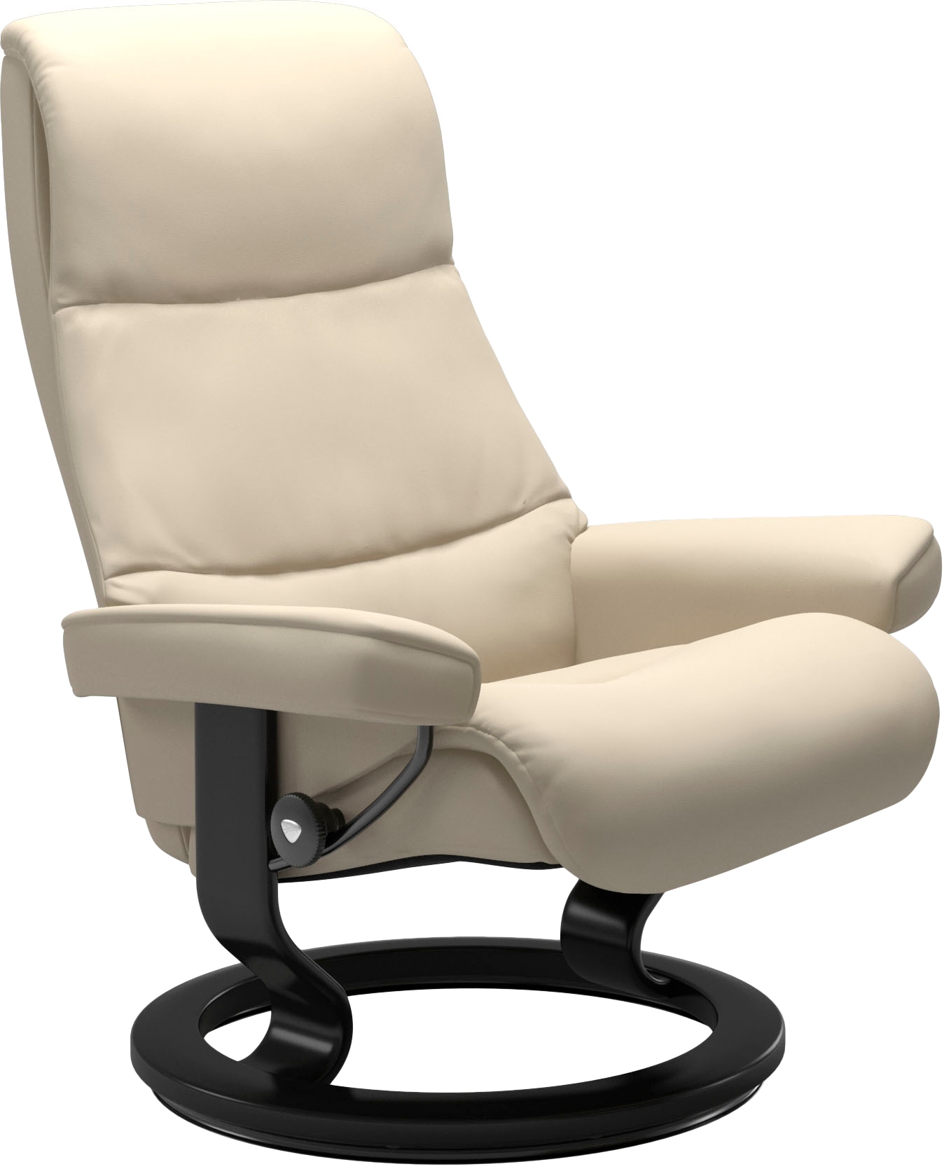 Stressless® Relaxsessel »View« Set, Relaxsessel mit Hocker,  mit Classic Base, Größe S,Gestell Schwarz