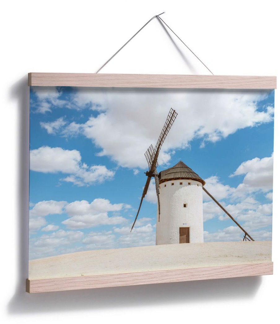 »Windmühlen Spanien«, Wall-Art St.), Quijote Shop Wandbild, Bild, (1 im OTTO Don Gebäude, Poster Wandposter Online Poster,
