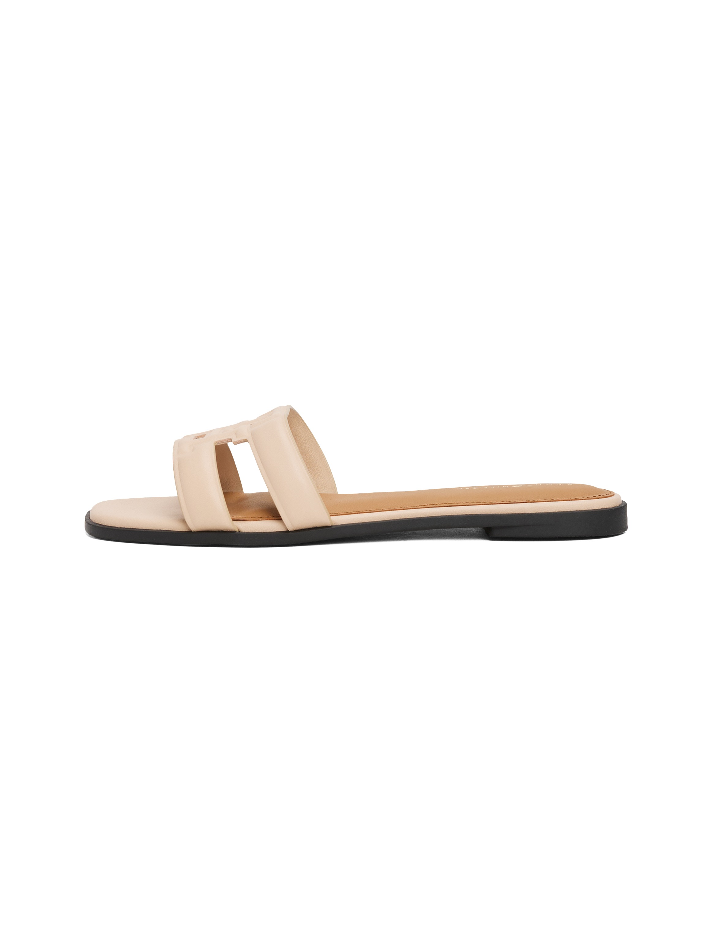 Tommy Hilfiger Pantolette »TH LOGO STRAP MULE«, Bequemschuh, Sommerschuh, Flats mit TH-Logo