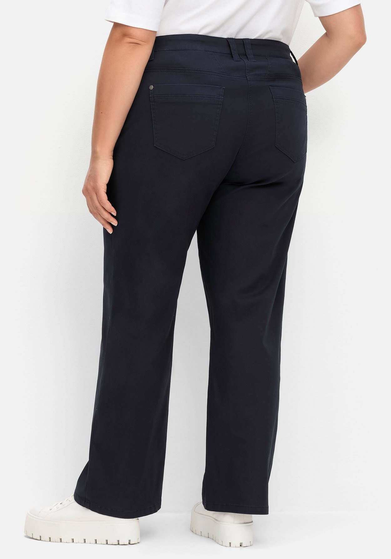 Sheego Stretch-Hose »Weite Hose im Curvy-Schnitt ELLA«