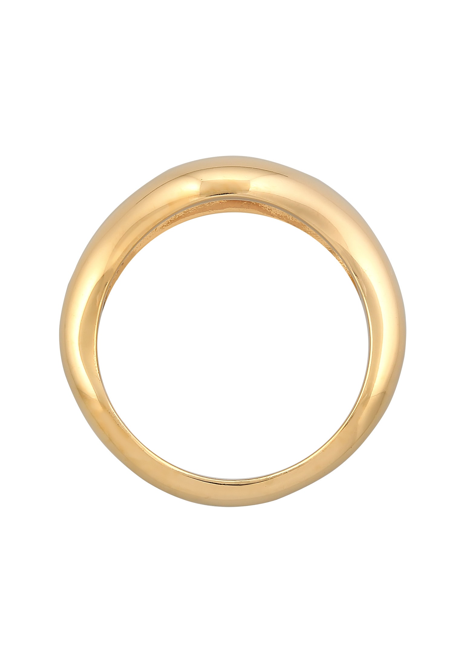 Elli Premium Silberring »Ring Organic Wellen Trend 925 Silber«