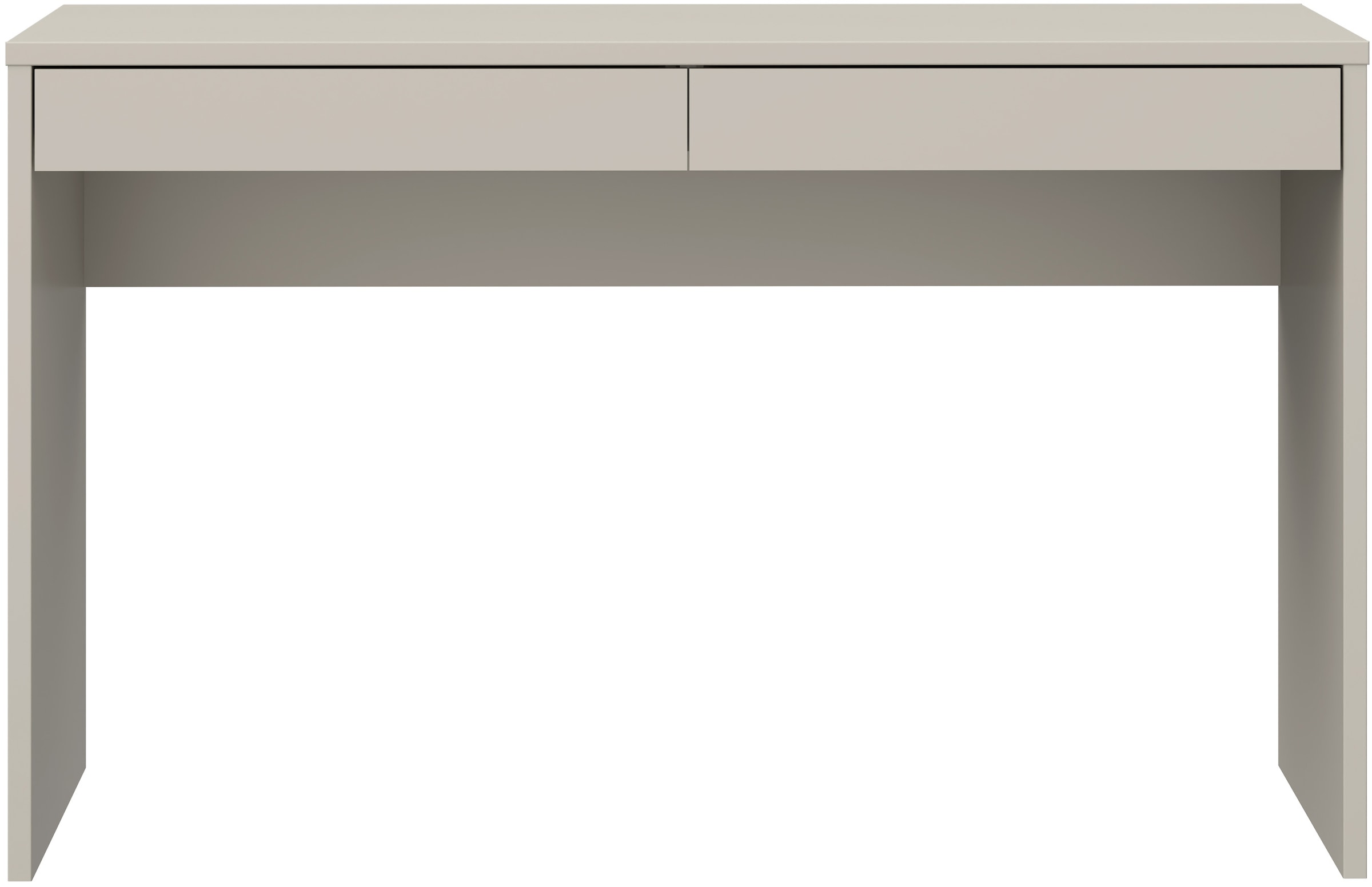 FORTE Schreibtisch »Milles« 2 Schubkästen mit Vollauszug, B/H/T 124,8/77,3/53,1 cm