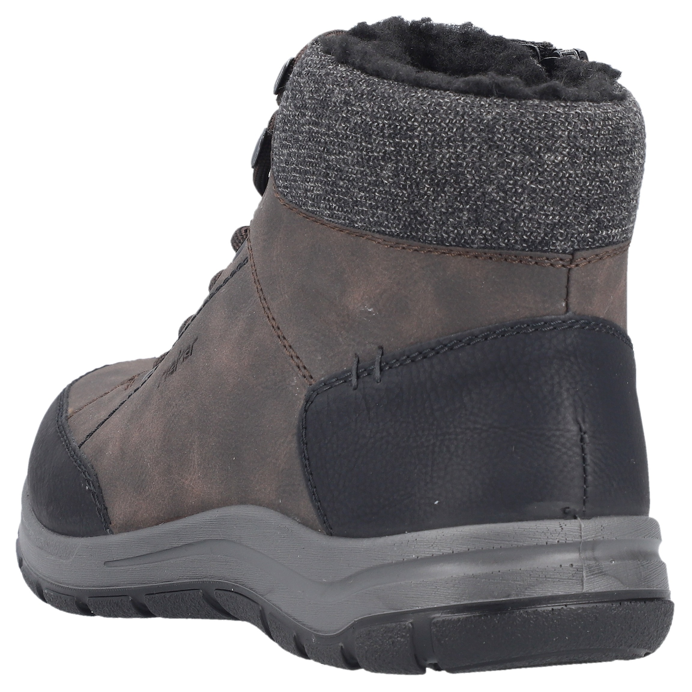 Rieker Winterboots, Schnürboots, Outdoorschuh mit praktischem Innenreißverschluss