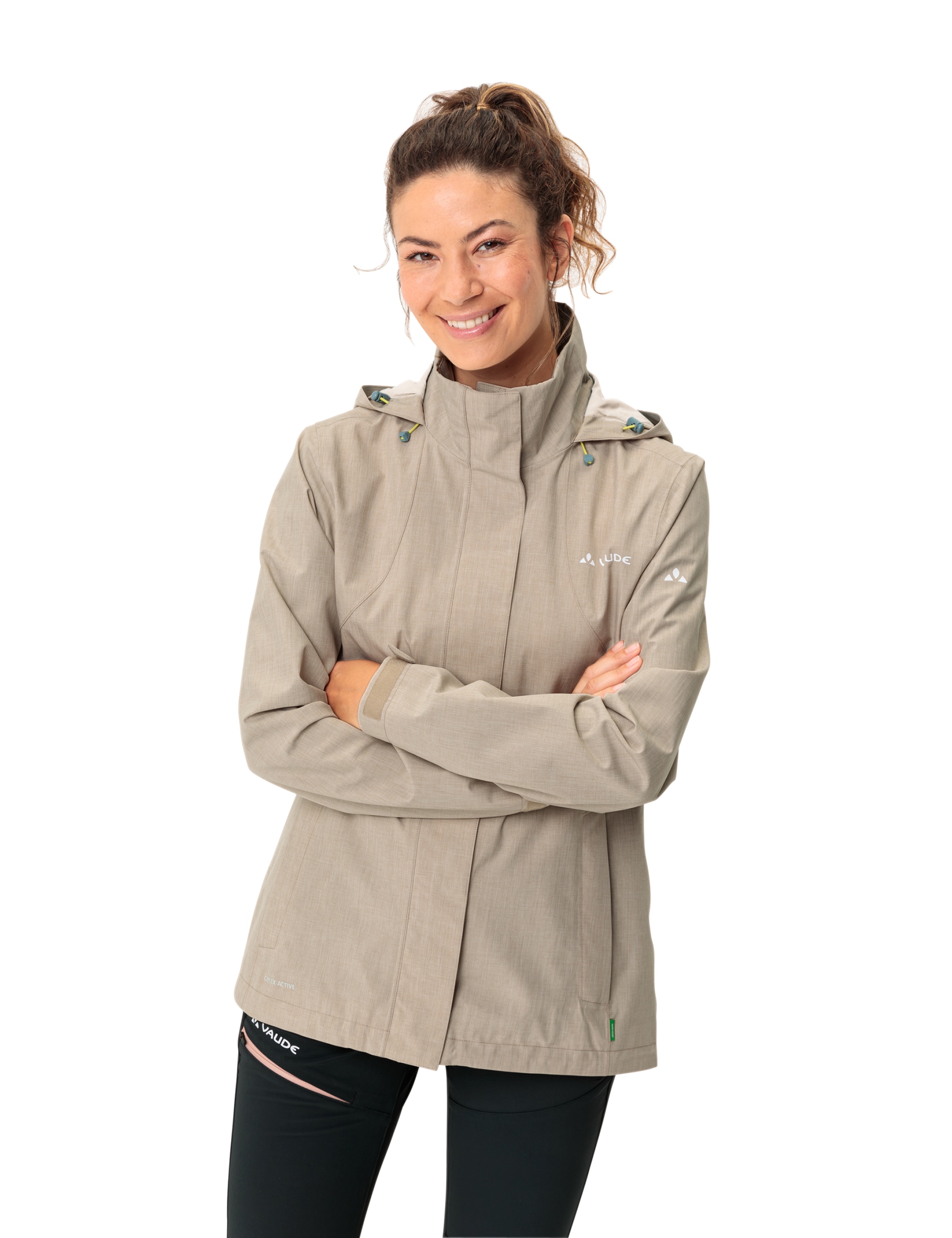 VAUDE Outdoorjacke »WOMEN'S ROSEMOOR JACKET II«, (1 St.), mit Kapuze, Kordelzug an der Kapuze