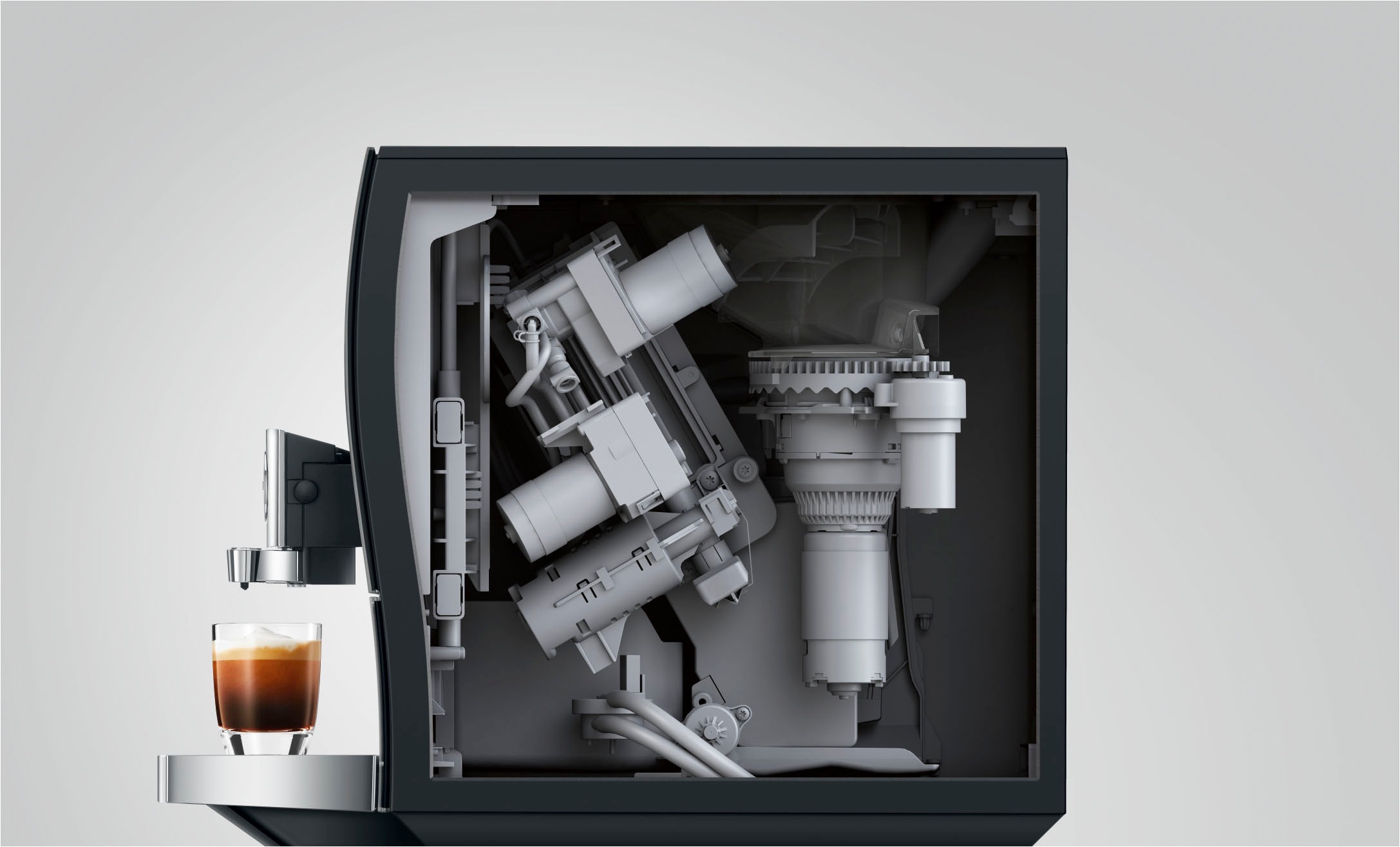 JURA Kaffeevollautomat »15615 Z10 Diamond Black (EB)« 51 Spezialitäten, Touch, Light & Cold Brew,