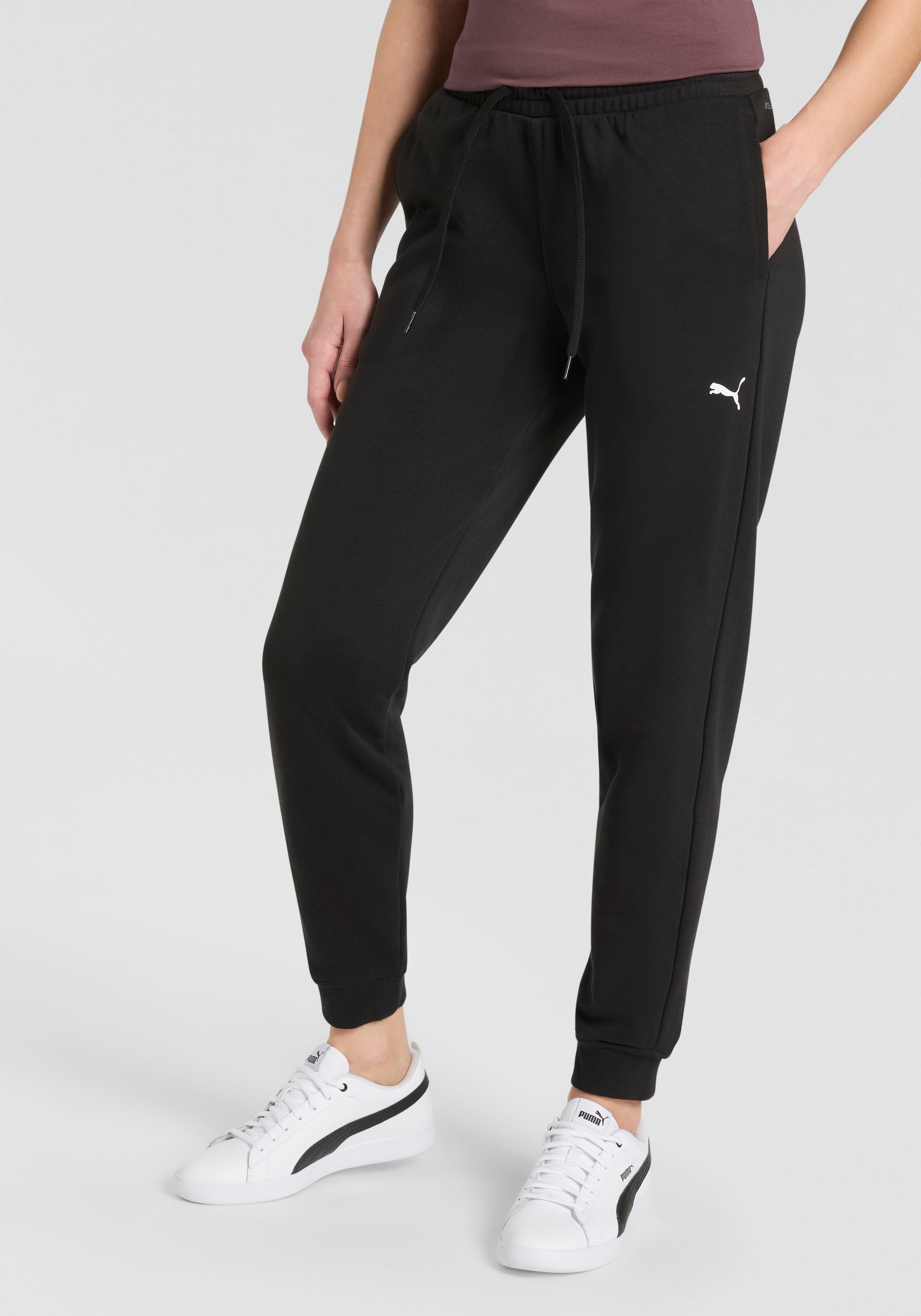 PUMA Trainingshose »W TAD ESSENTIAL FT JOGGER«